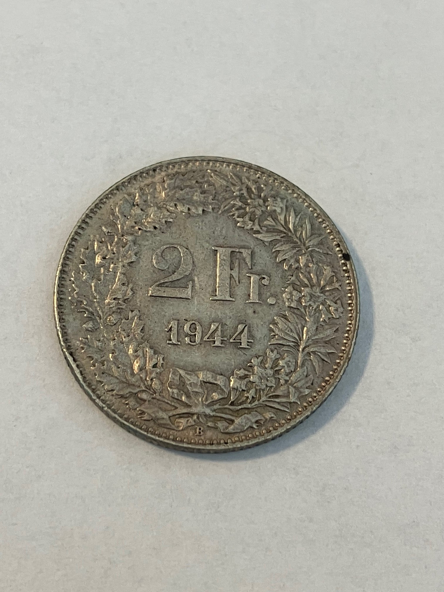 2 Francs Switzerland 1944