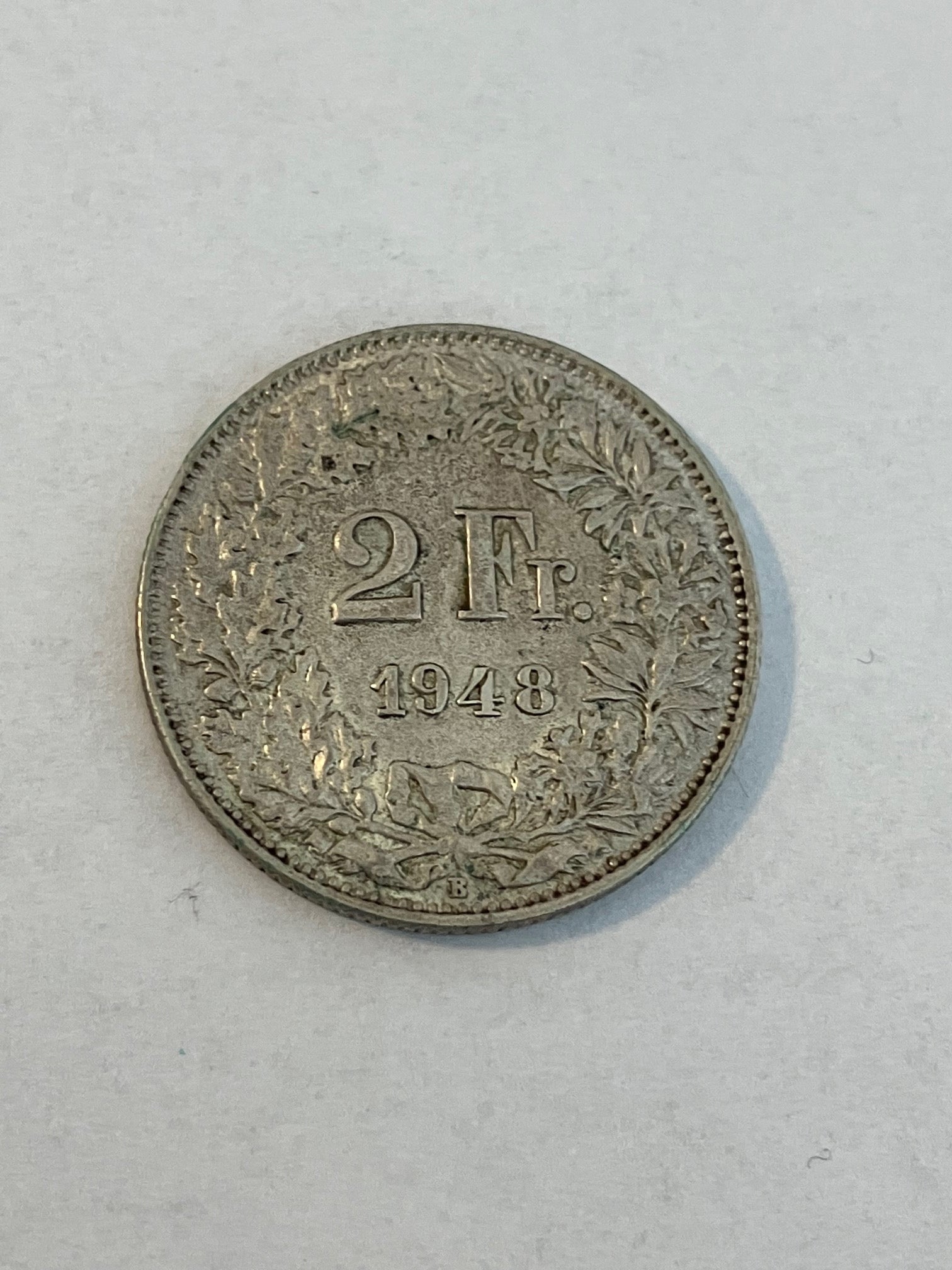 2 Francs Switzerland 1948