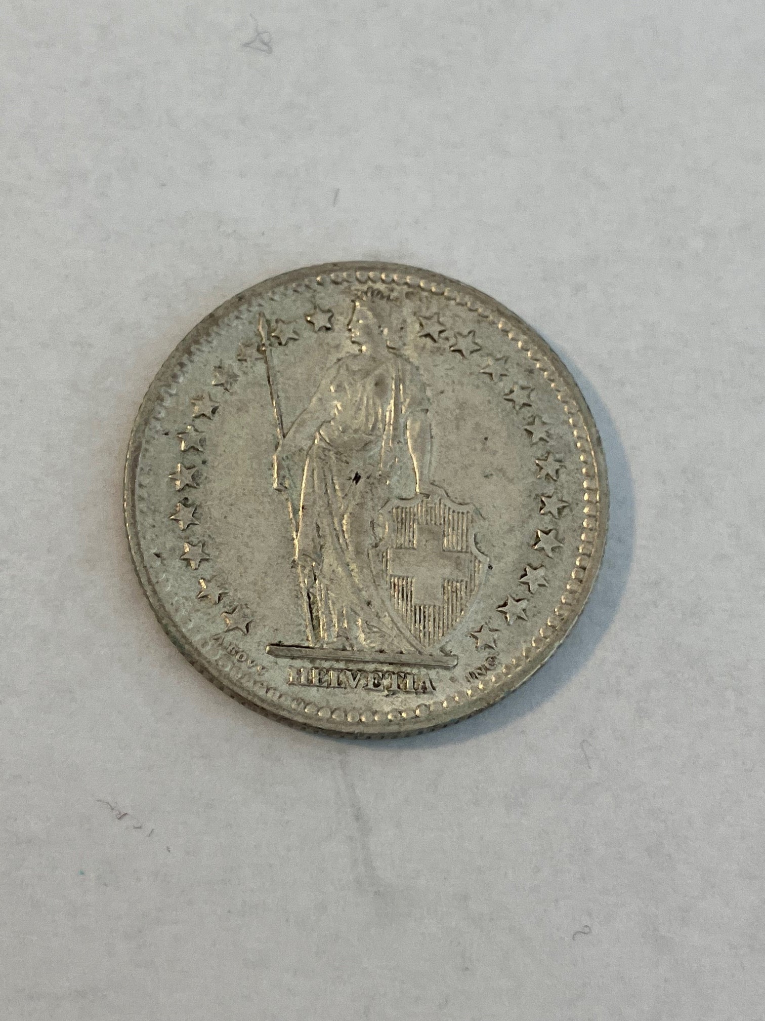 2 Francs Switzerland 1948