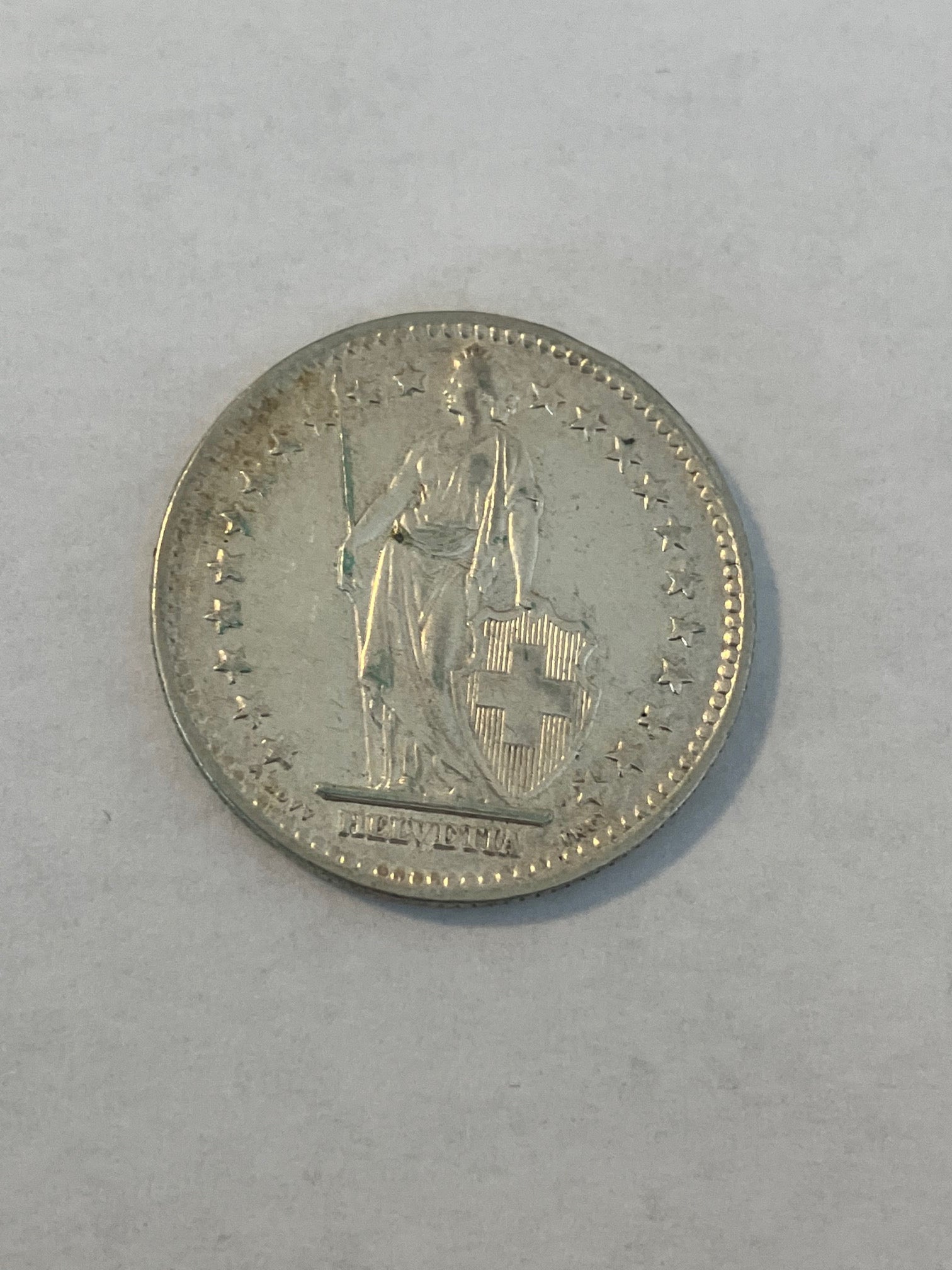 2 Francs Switzerland 1953