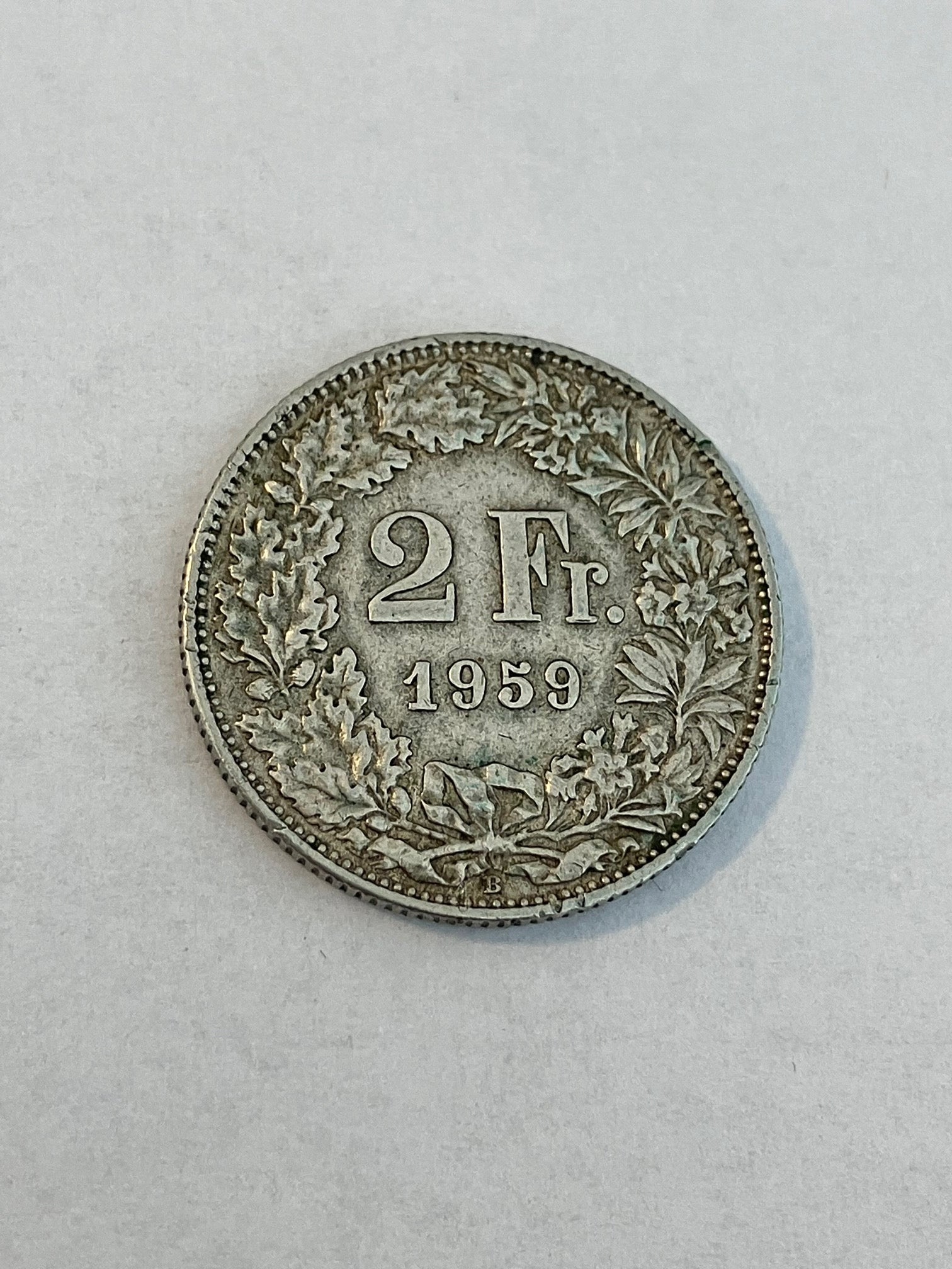 2 Francs Switzerland 1959