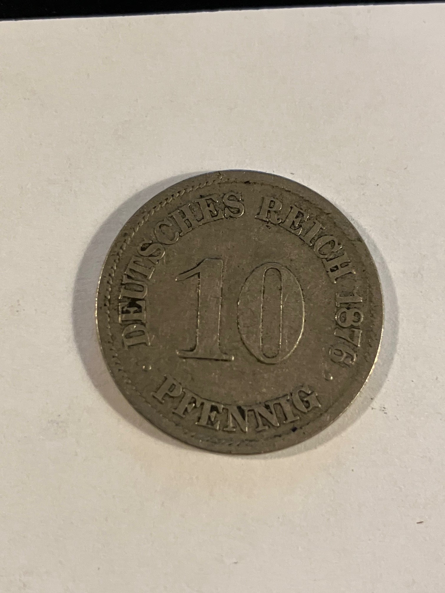 10 Pfennig Germany 1876