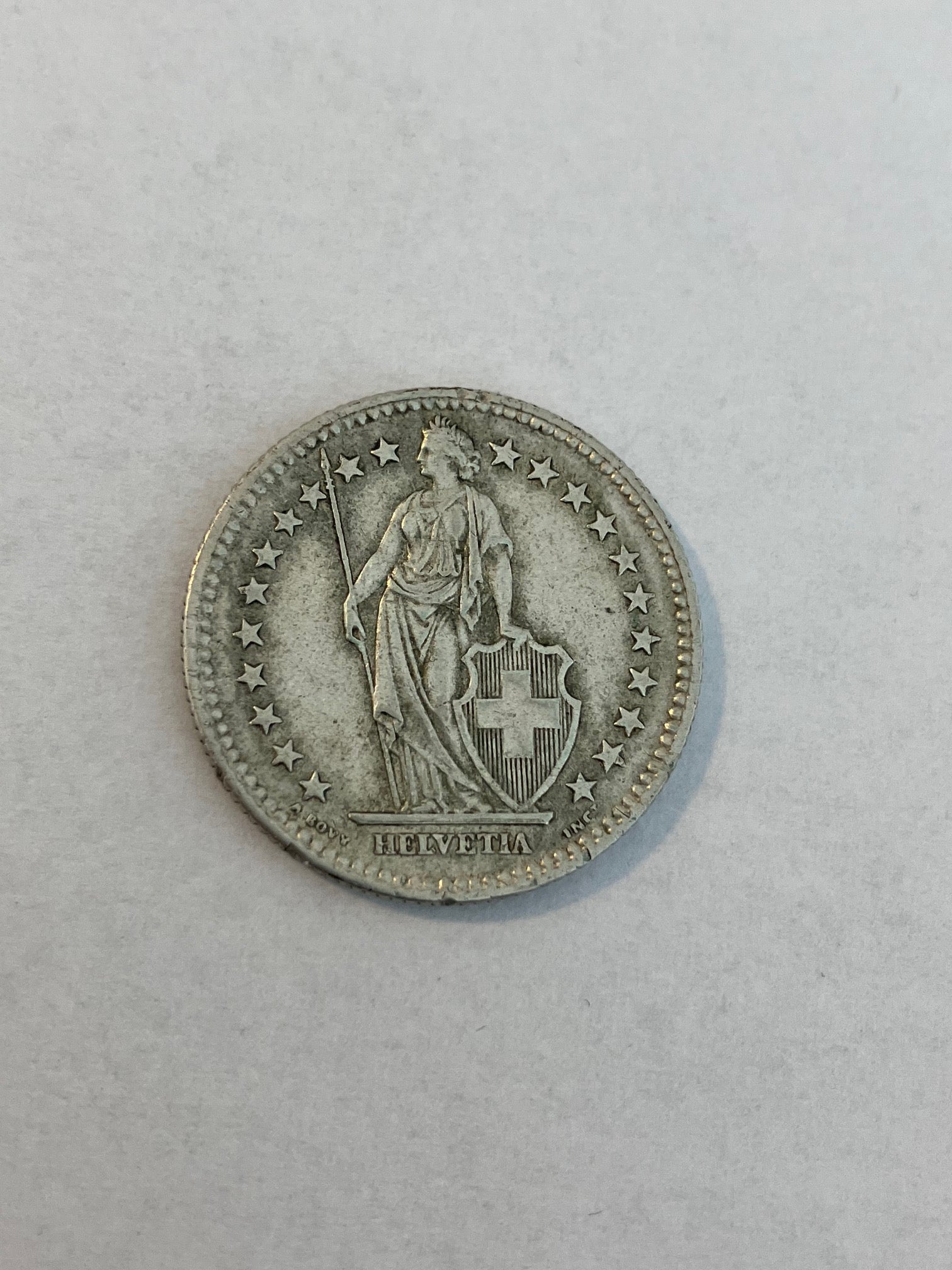 2 Francs Switzerland 1959