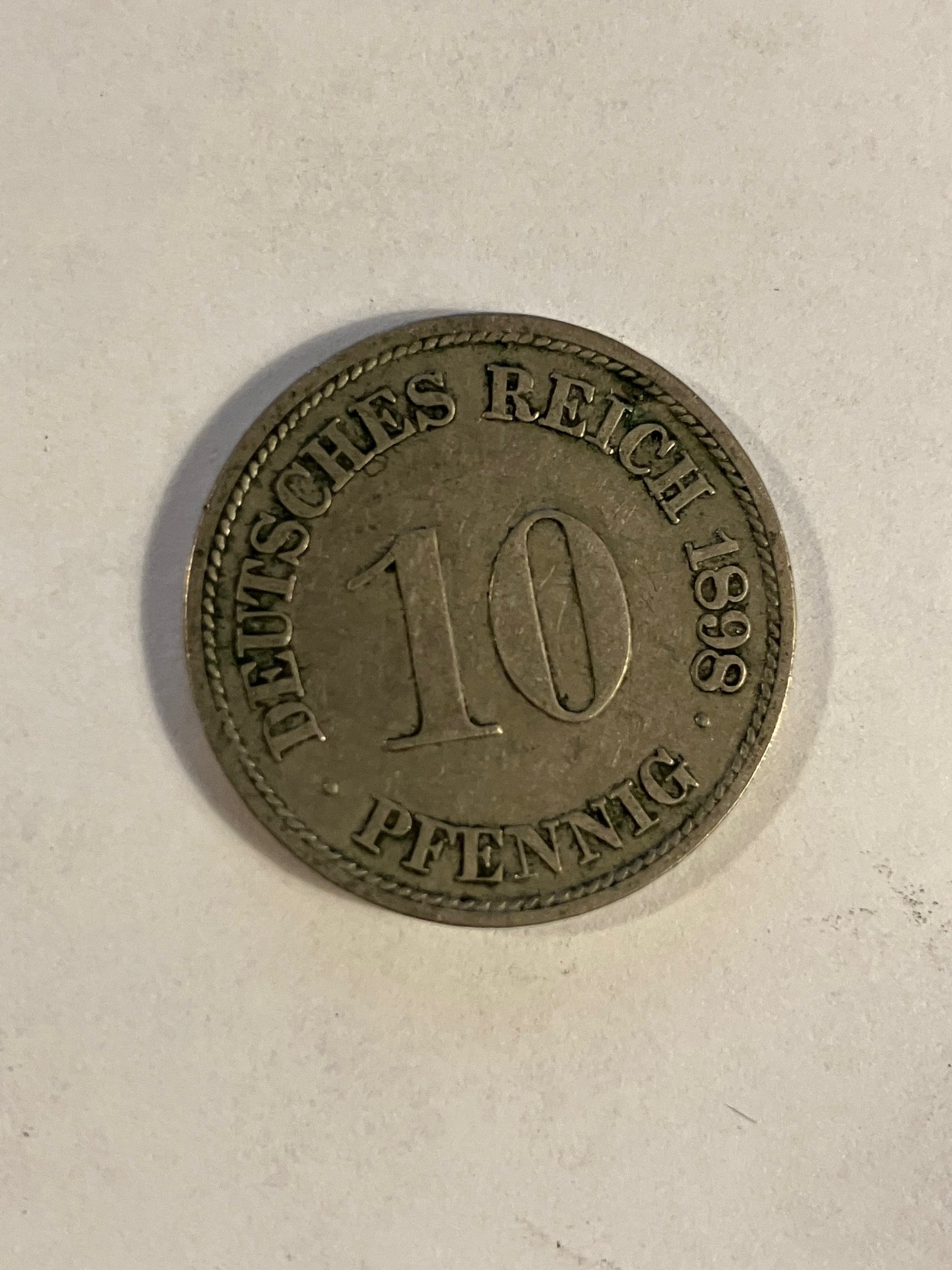 10 Pfennig Germany 1898