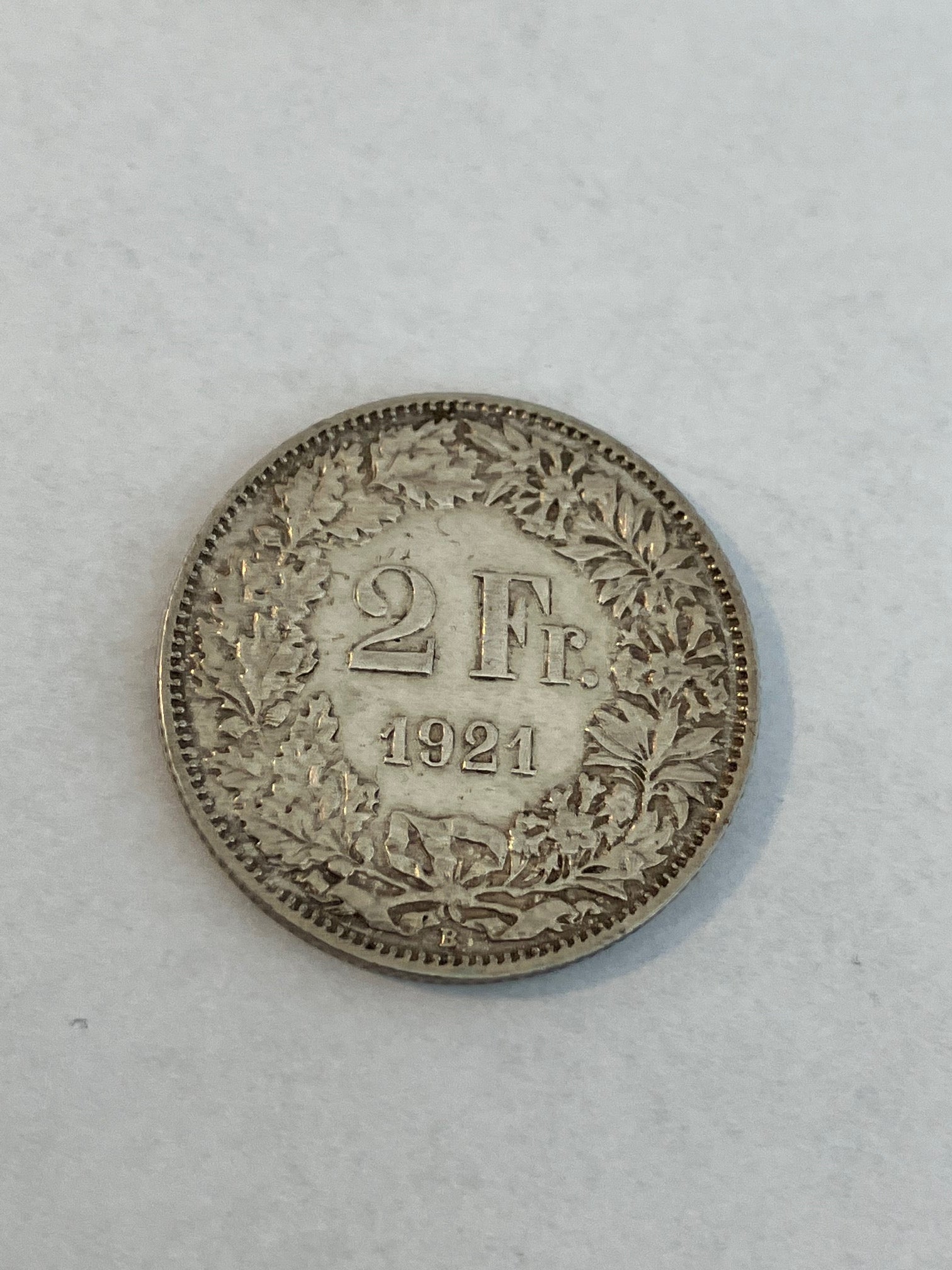 2 Francs Switzerland 1921