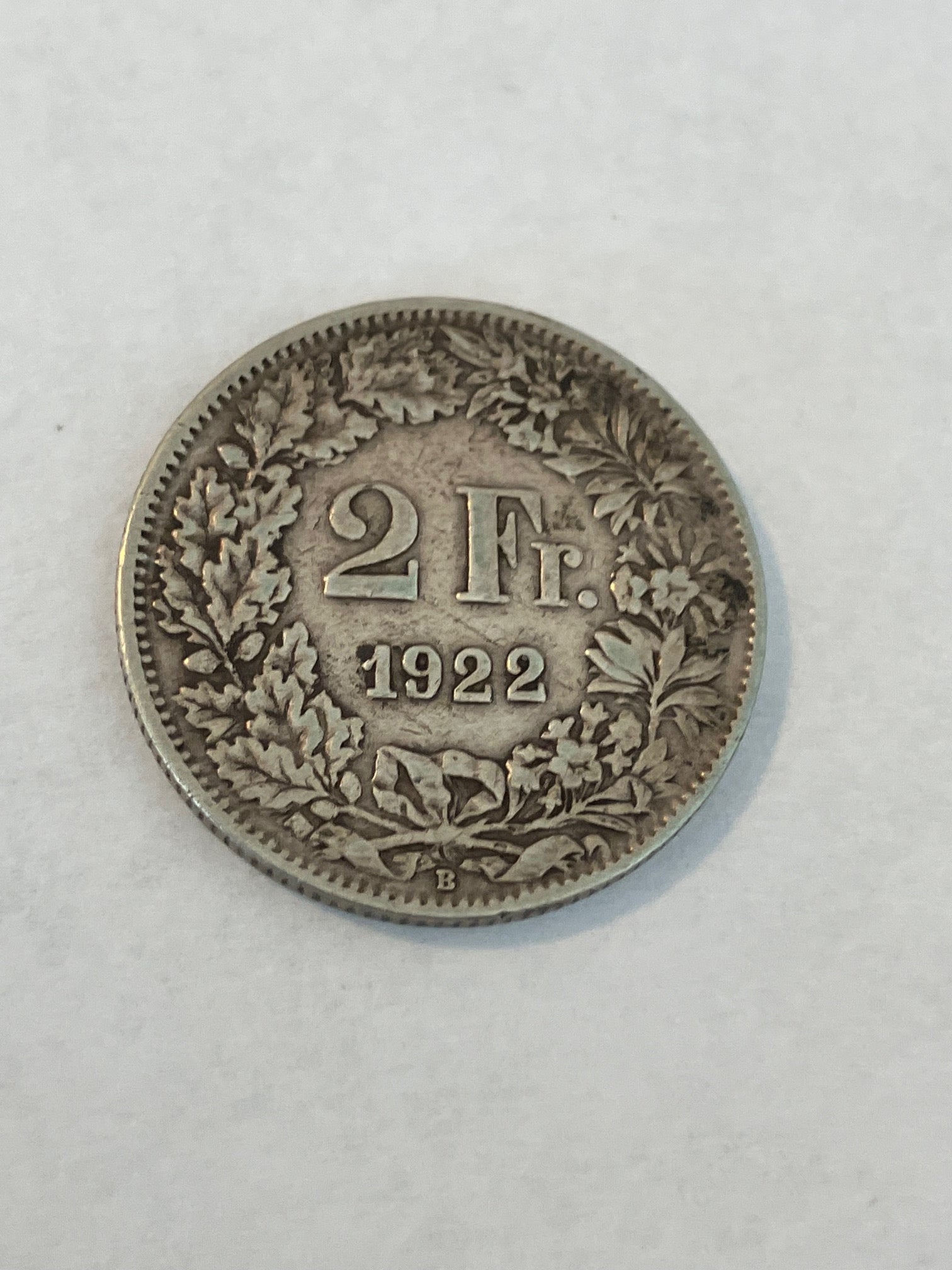 2 Francs Switzerland 1922