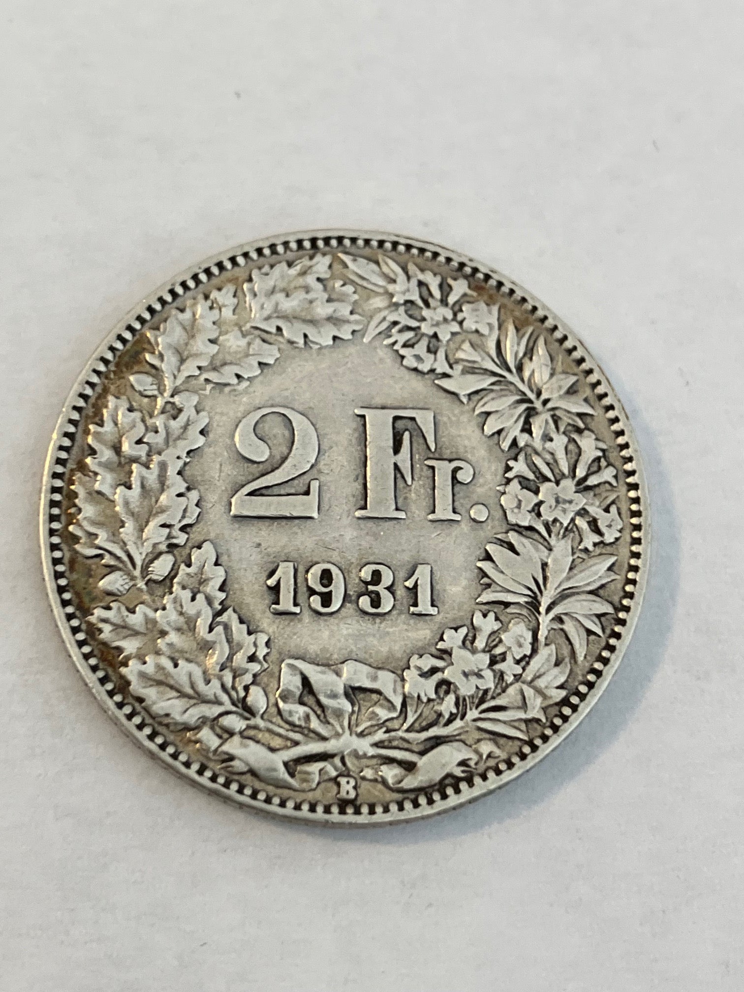 2 Francs Switzerland 1931