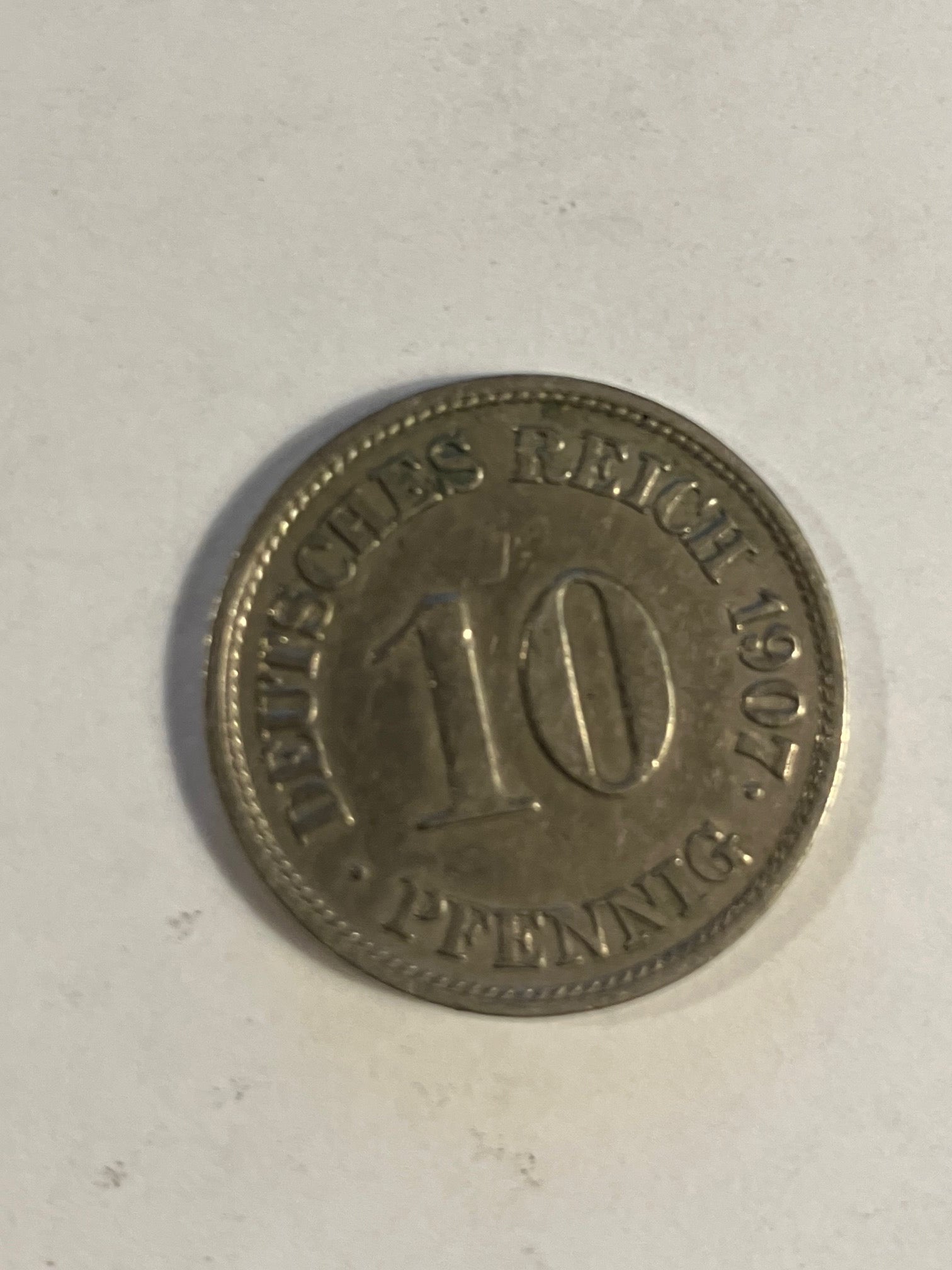 10 Pfennig Germany 1907