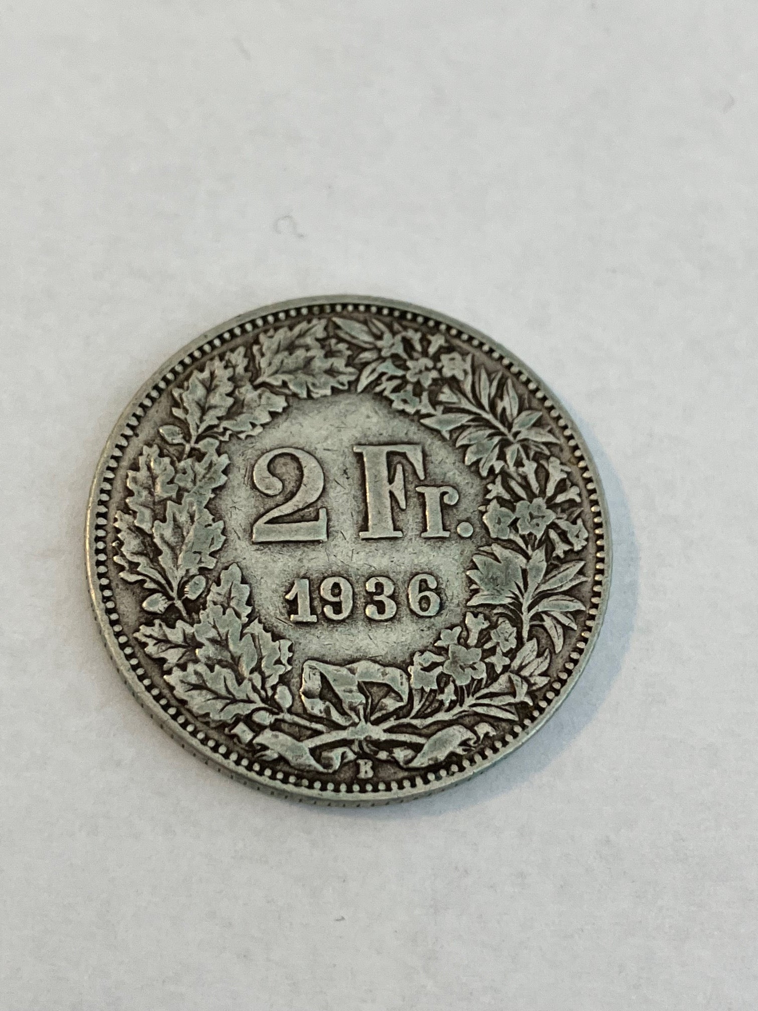 2 Francs Switzerland 1936