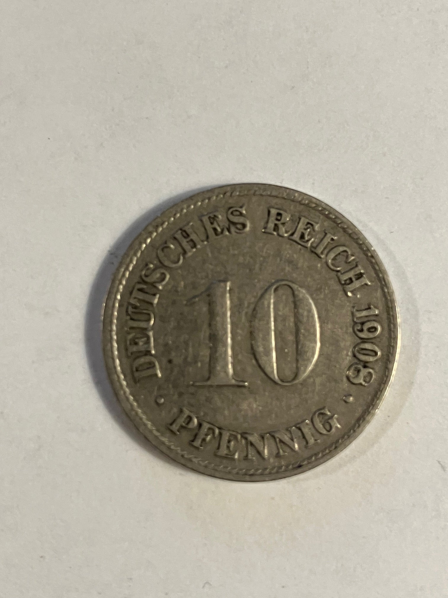 10 Pfennig Germany 1908