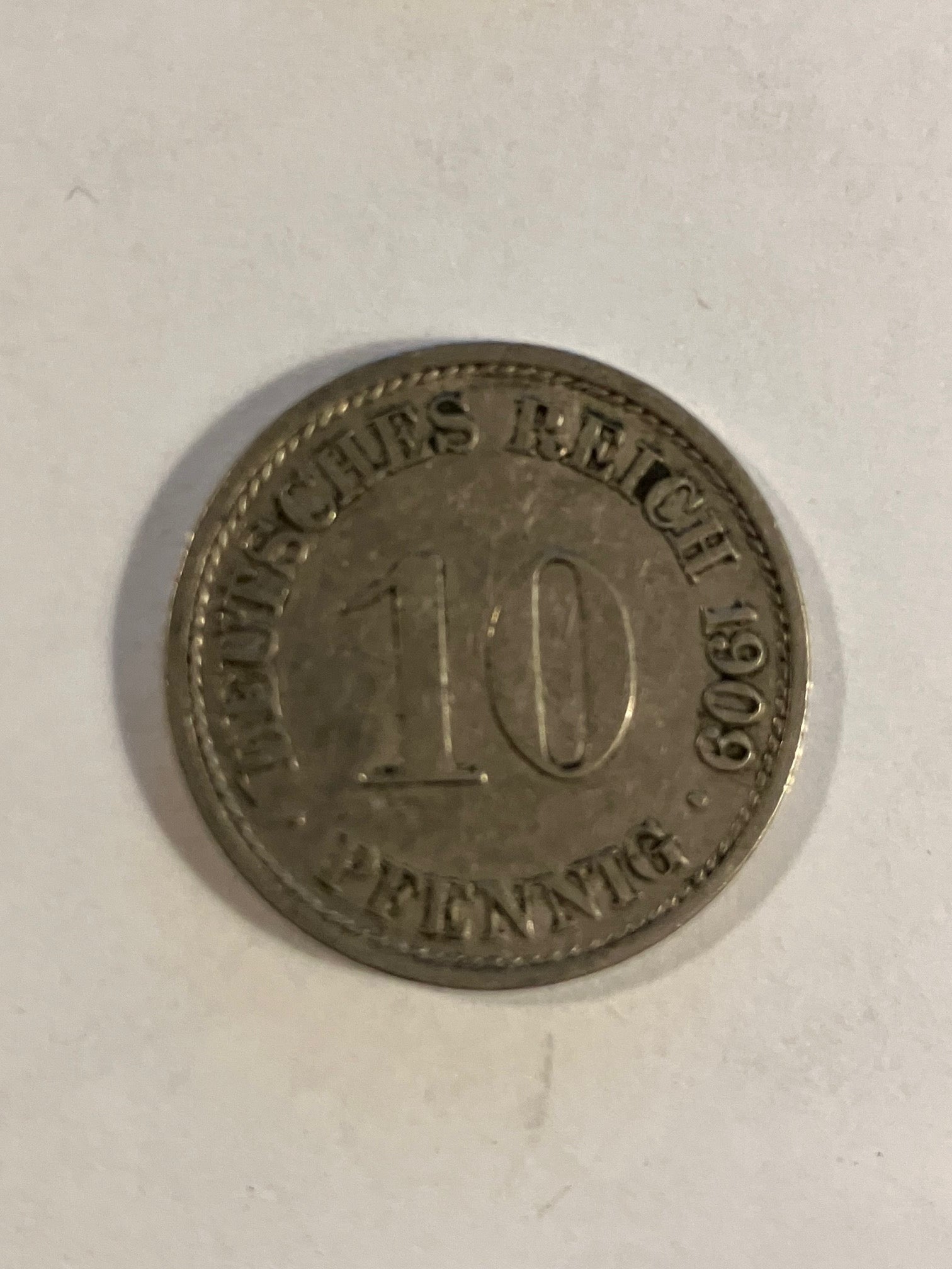 10 Pfennig Germany 1909