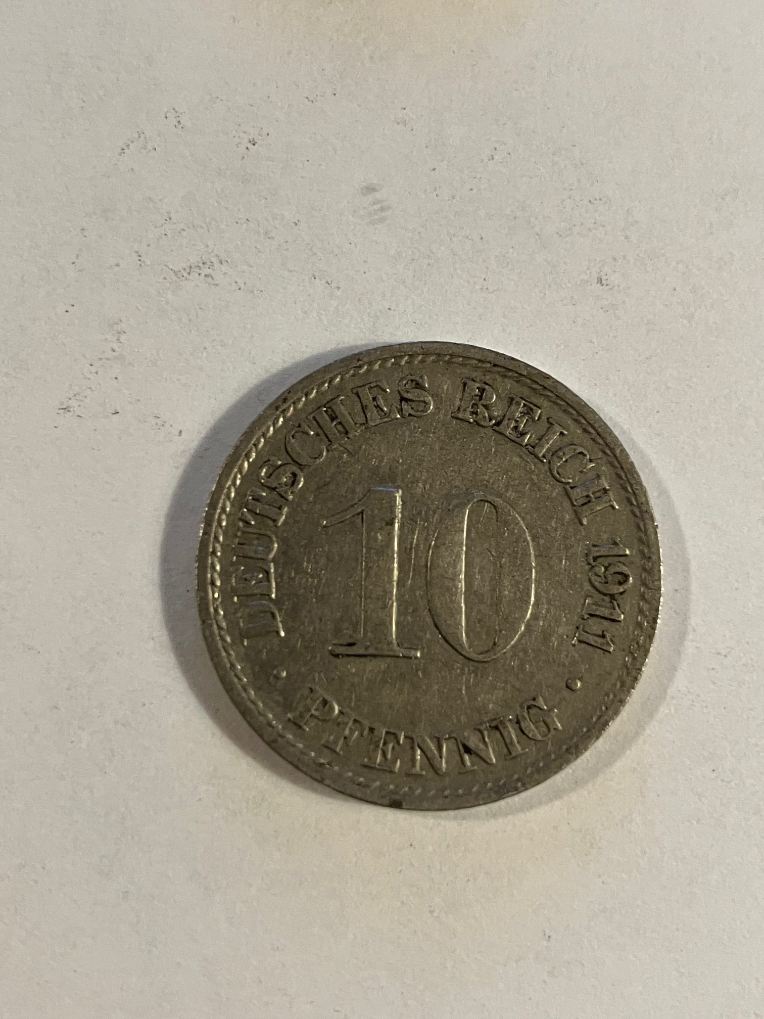 10 Pfennig Germany 1911