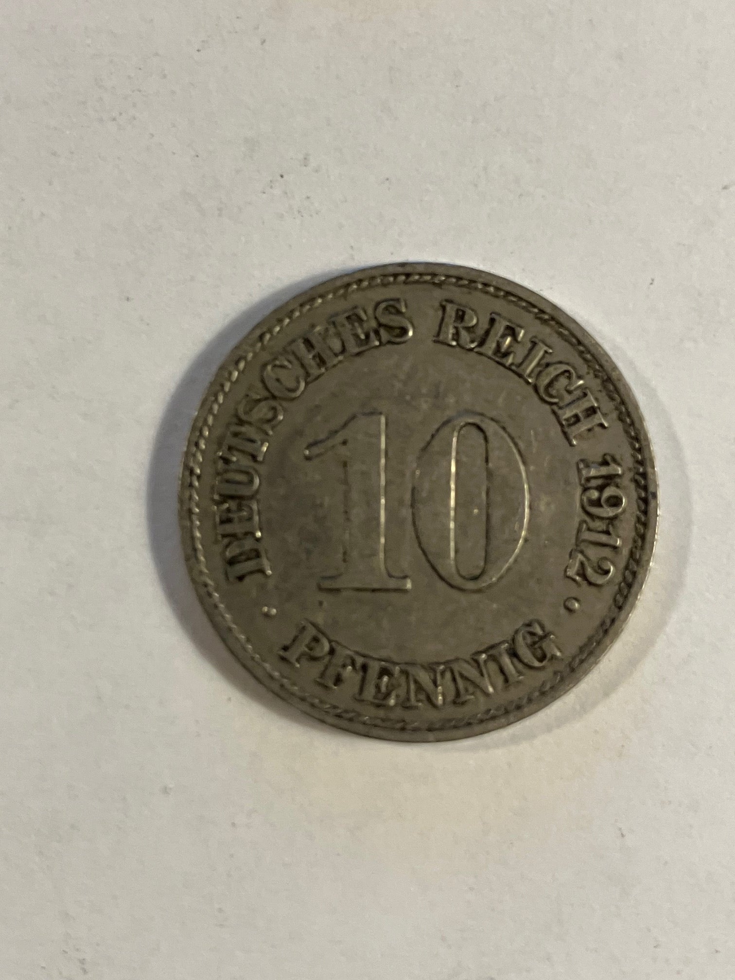 10 Pfennig Germany 1912