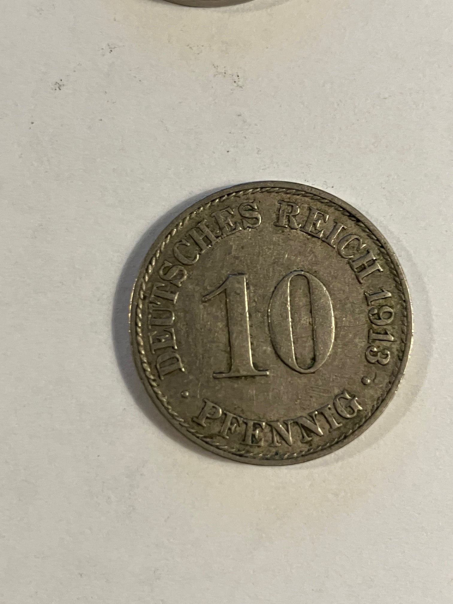 10 Pfennig Germany 1913