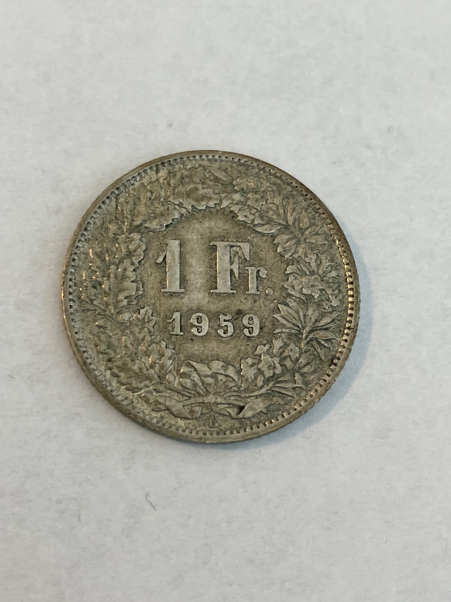 1 Franc Switzerland 1959