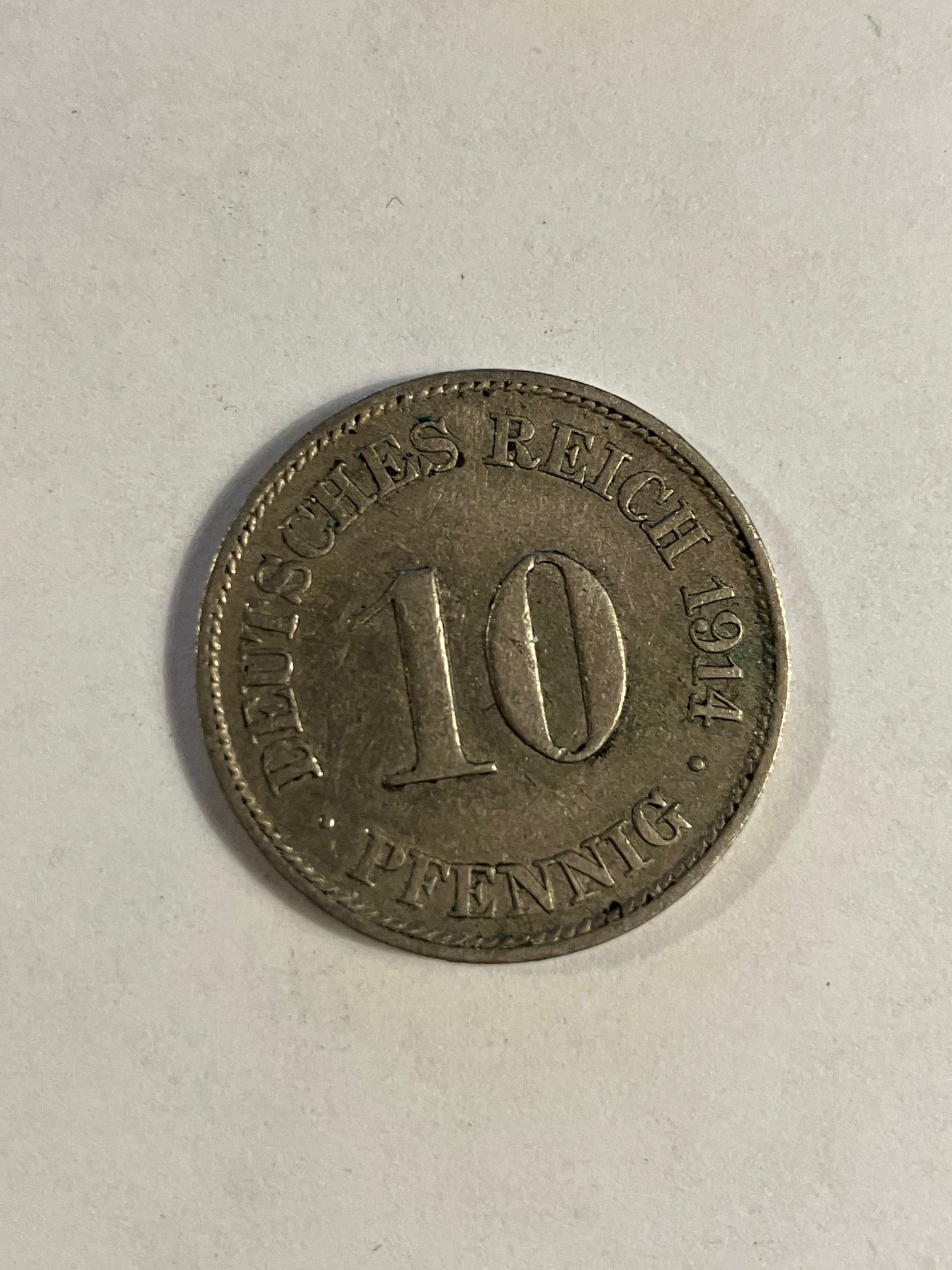 10 Pfennig Germany 1914