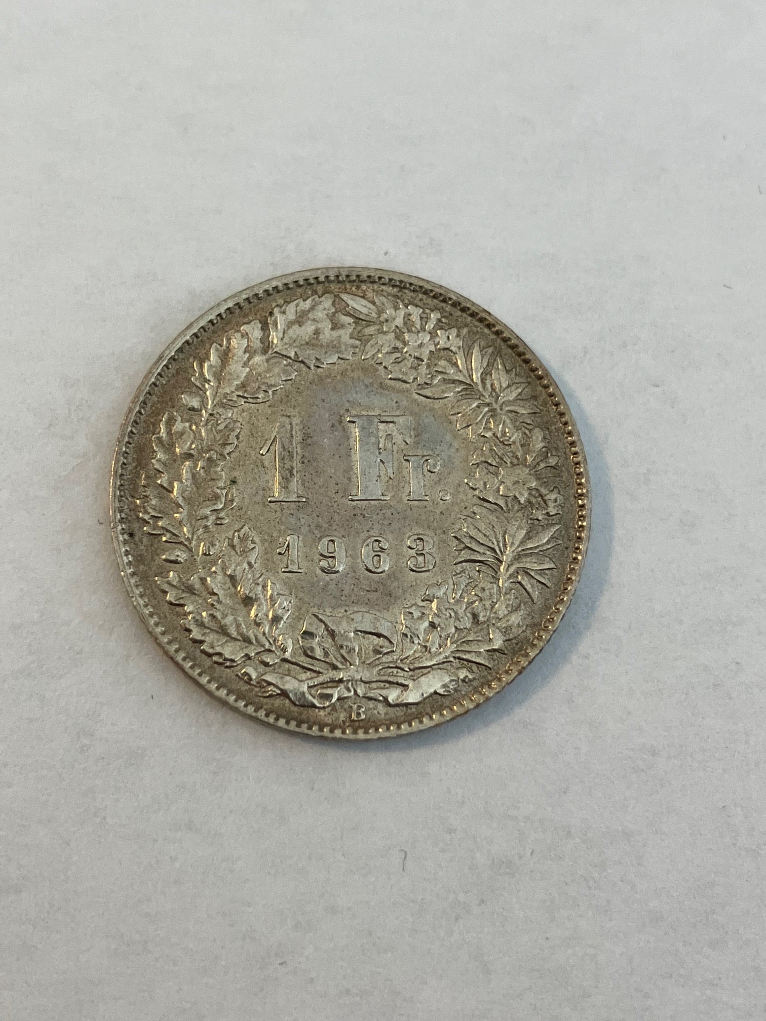 1 Franc Switzerland 1963