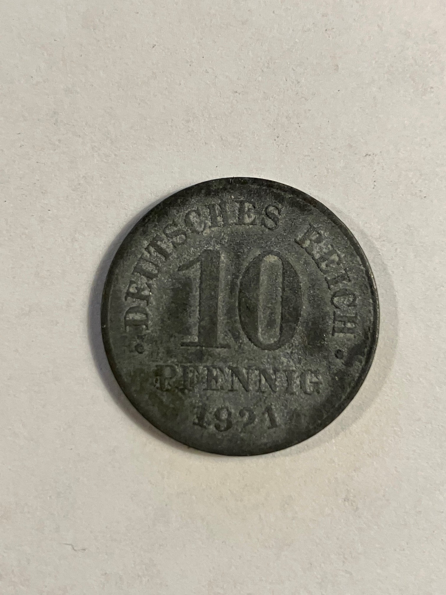 10 Pfennig Germany 1921