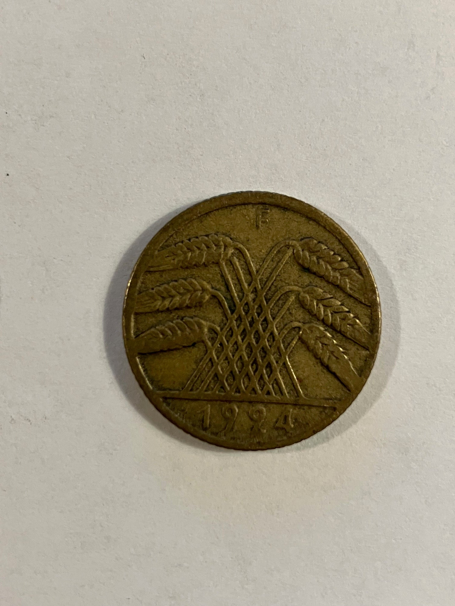 10 Pfennig Germany 1924F