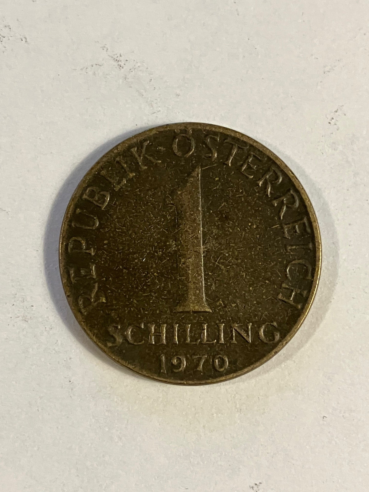 1 Schilling Østrig 1970