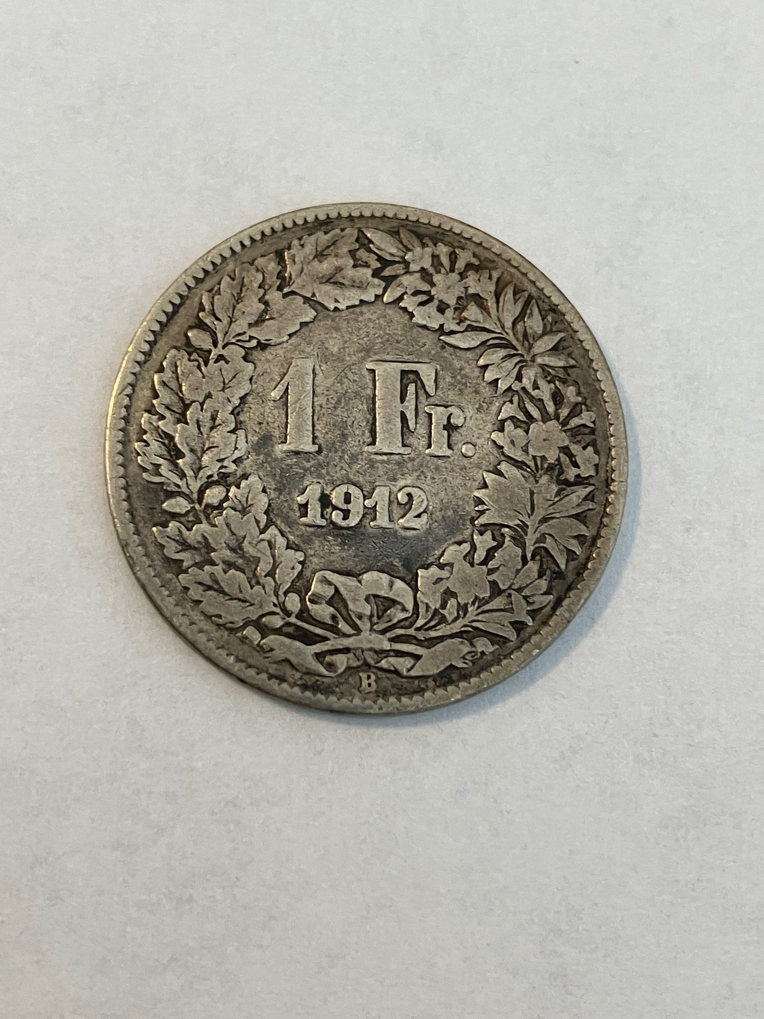 1 Franc Switzerland 1912