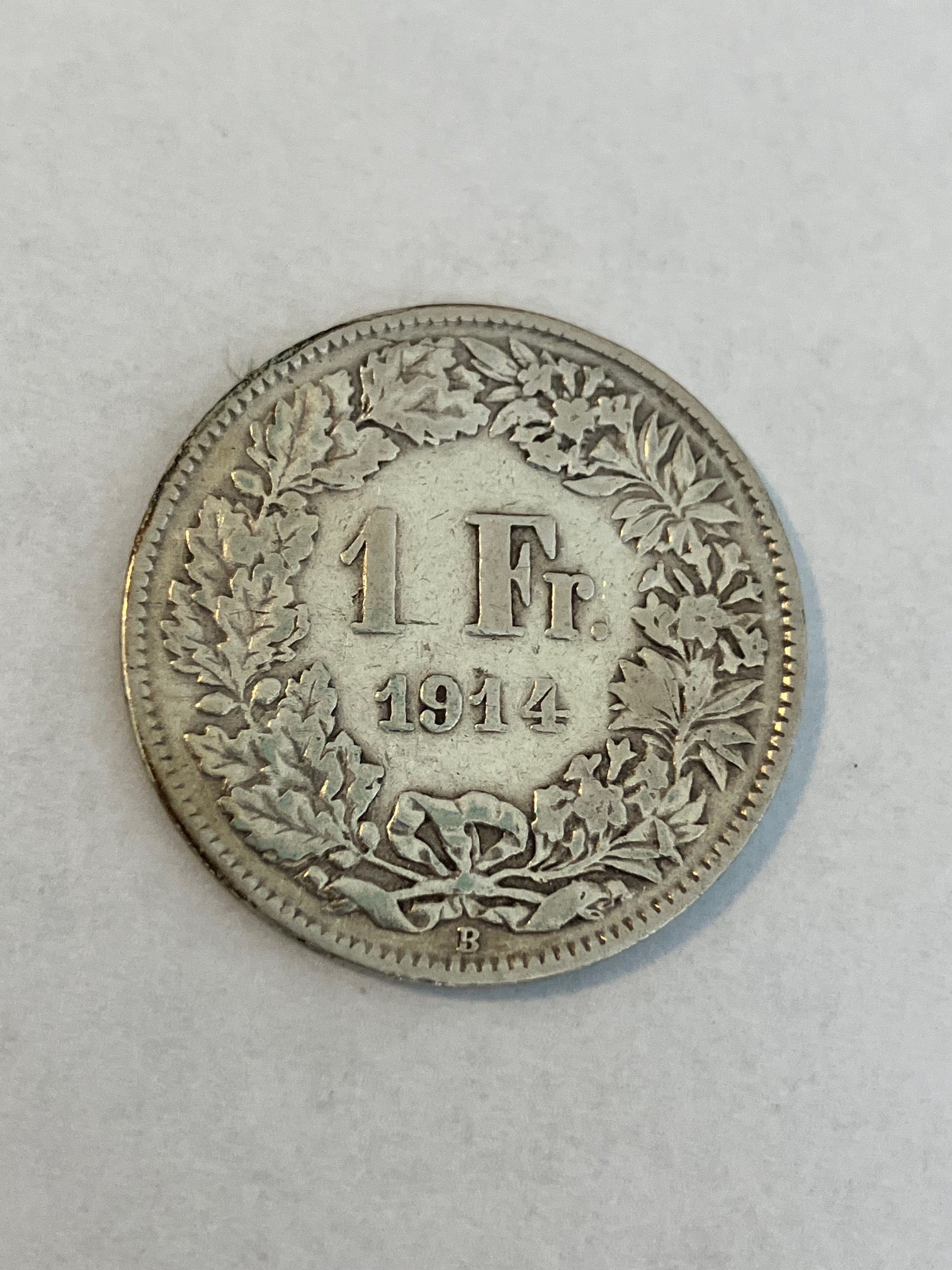 1 Franc Switzerland 1914