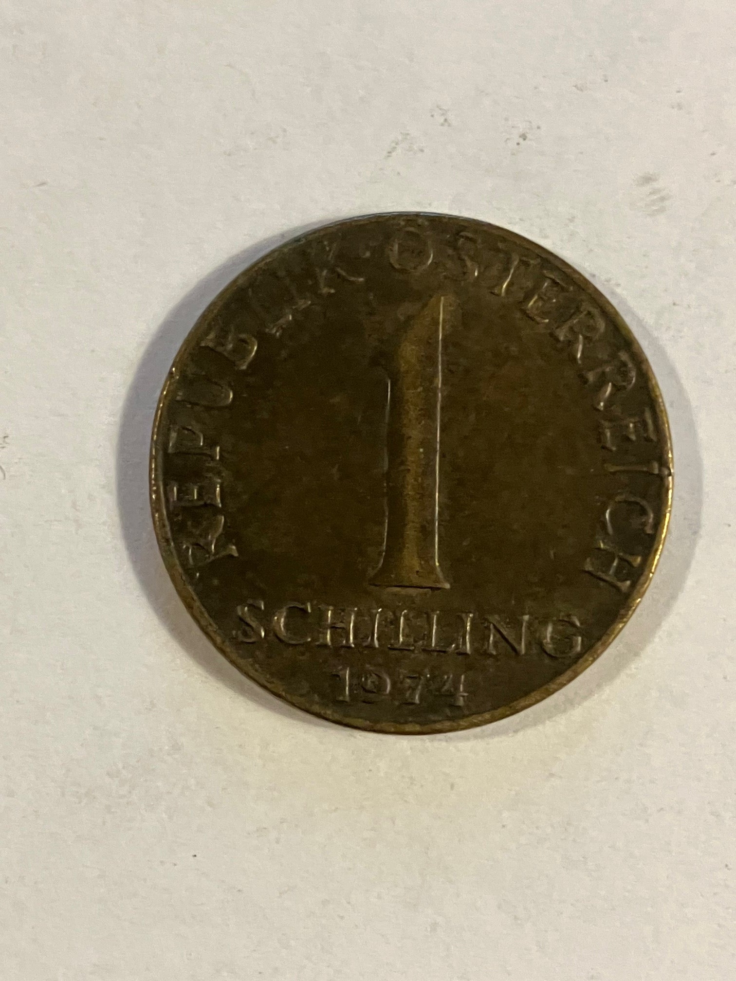 1 Schilling Østrig 1974