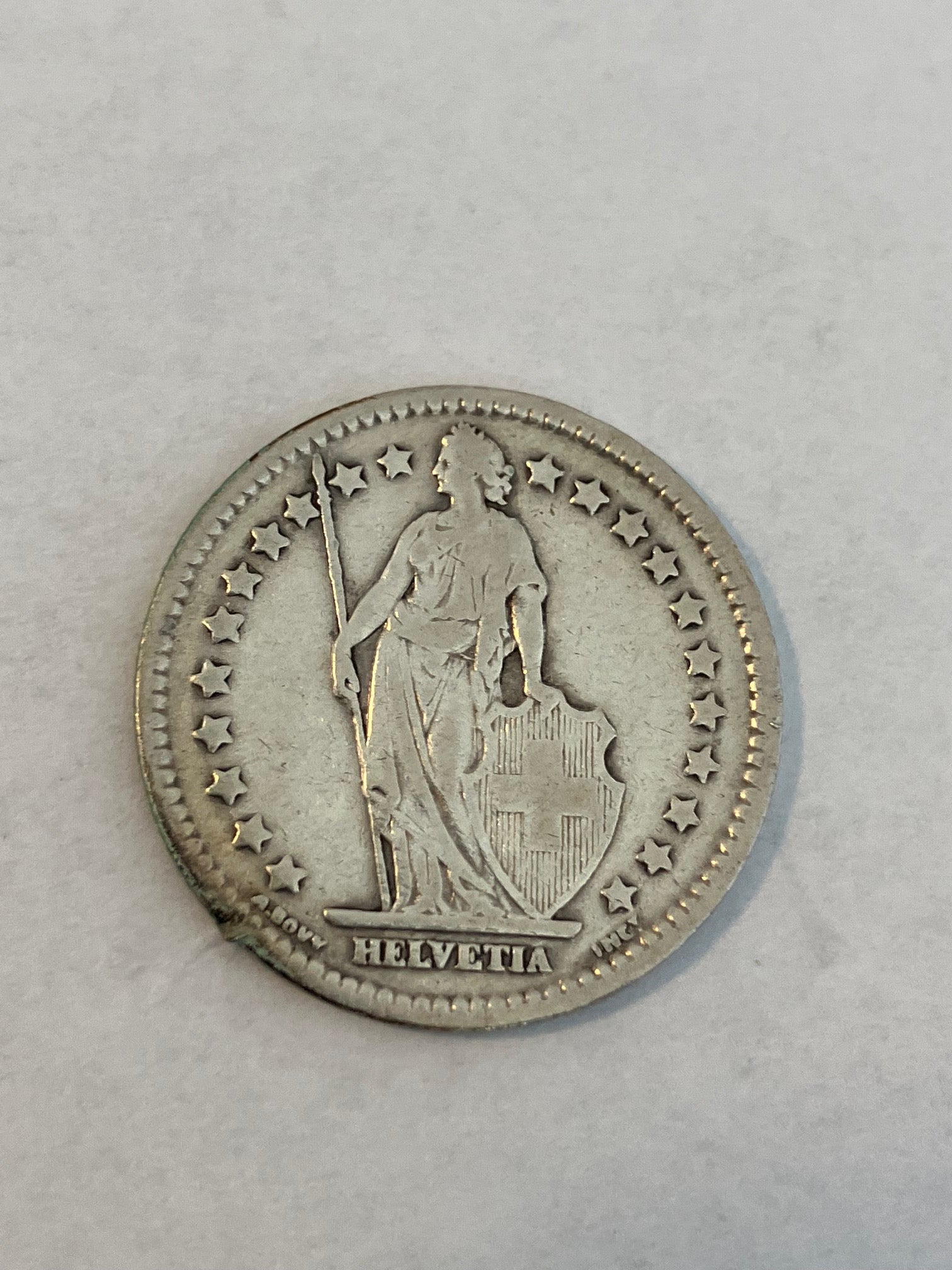 1 Franc Switzerland 1914