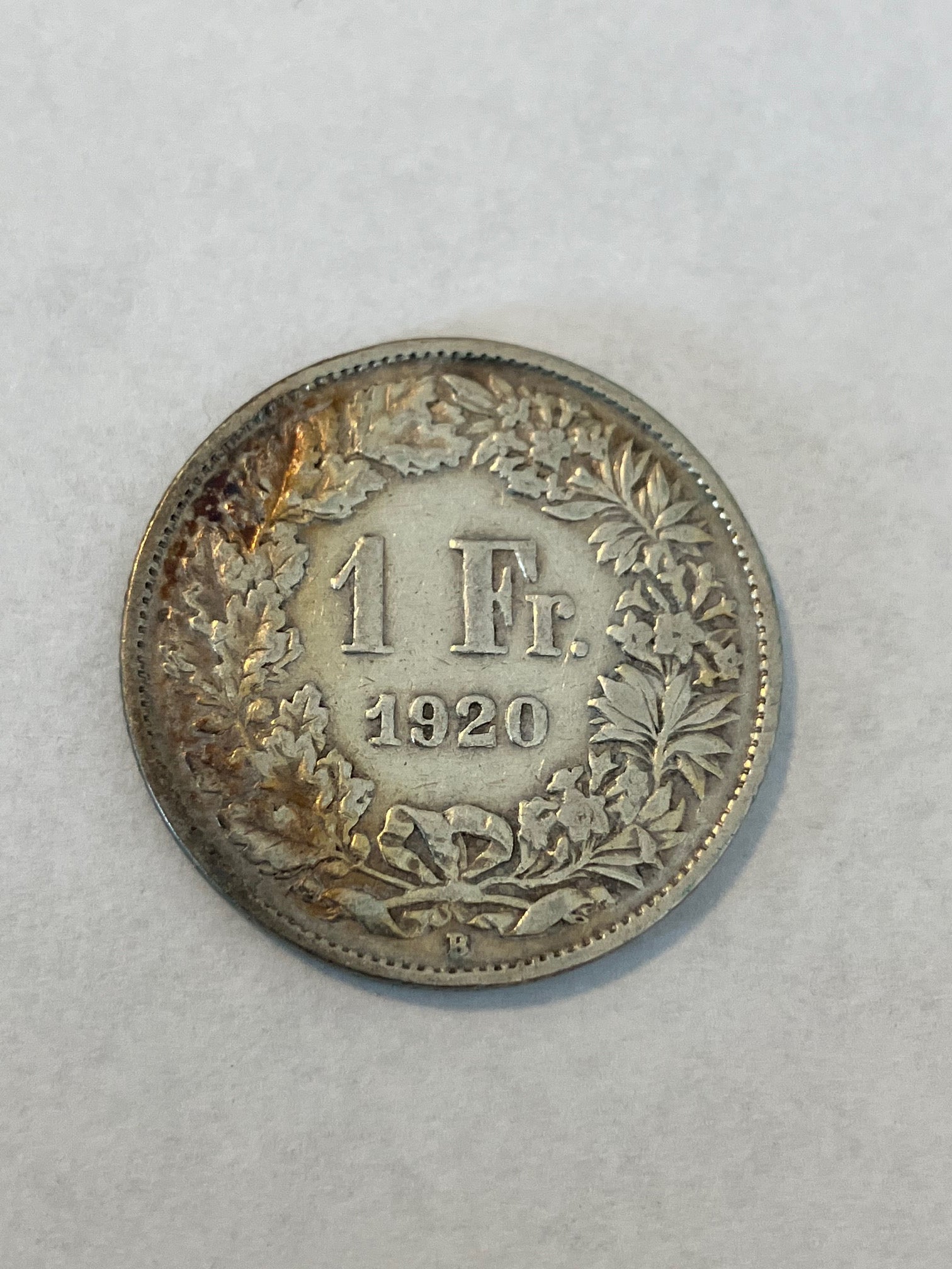 1 Franc Switzerland 1920