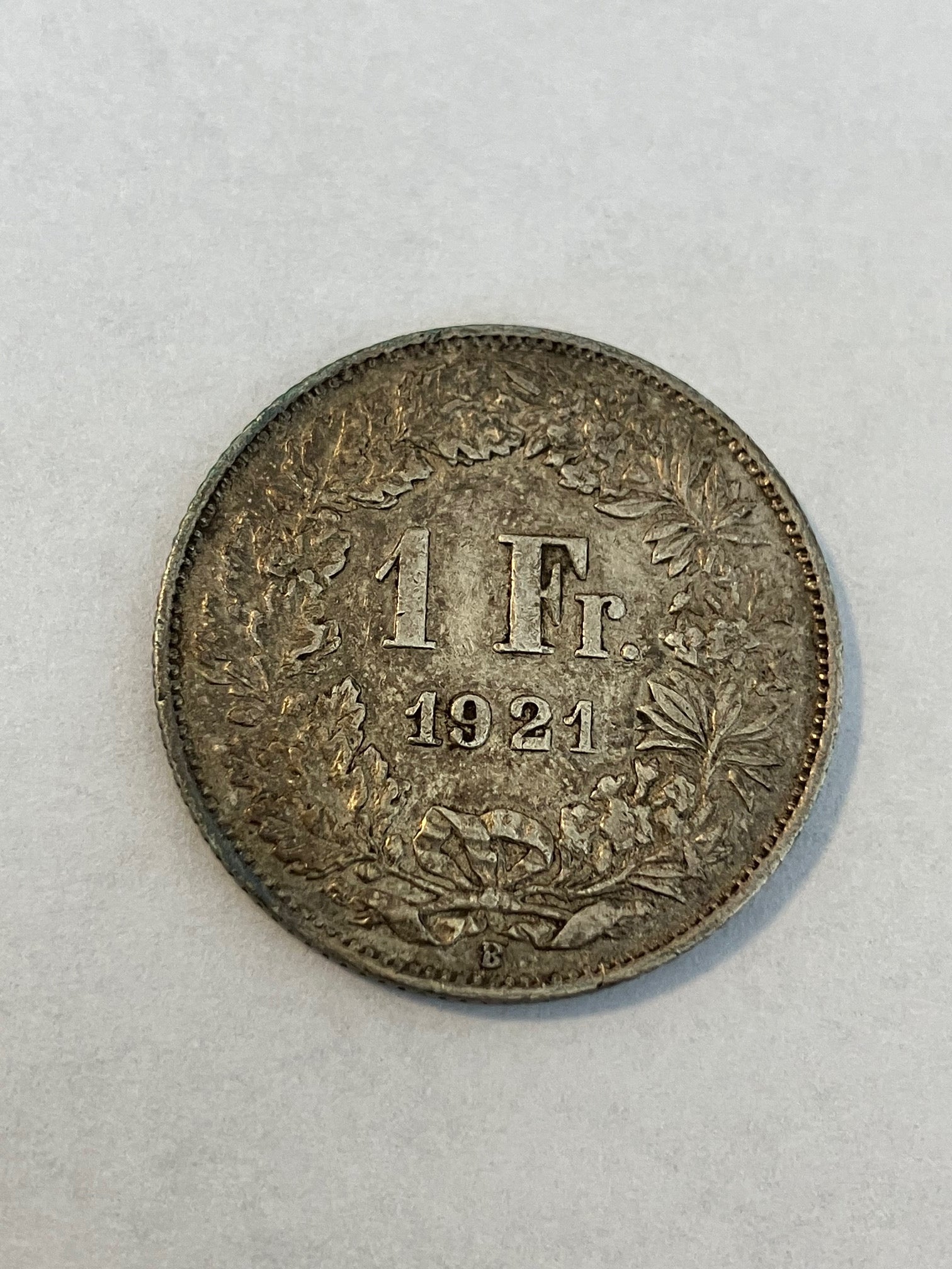 1 Franc Switzerland 1921