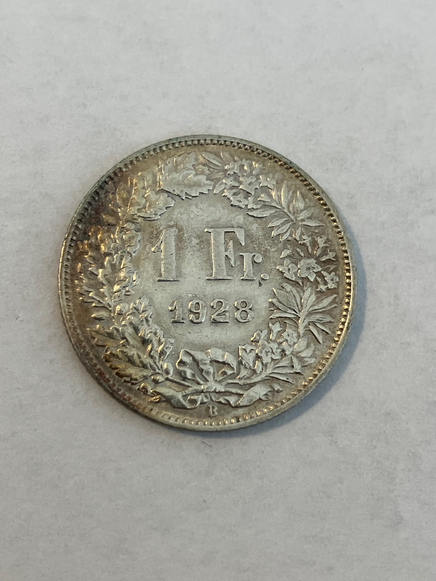 1 Franc Switzerland 1928
