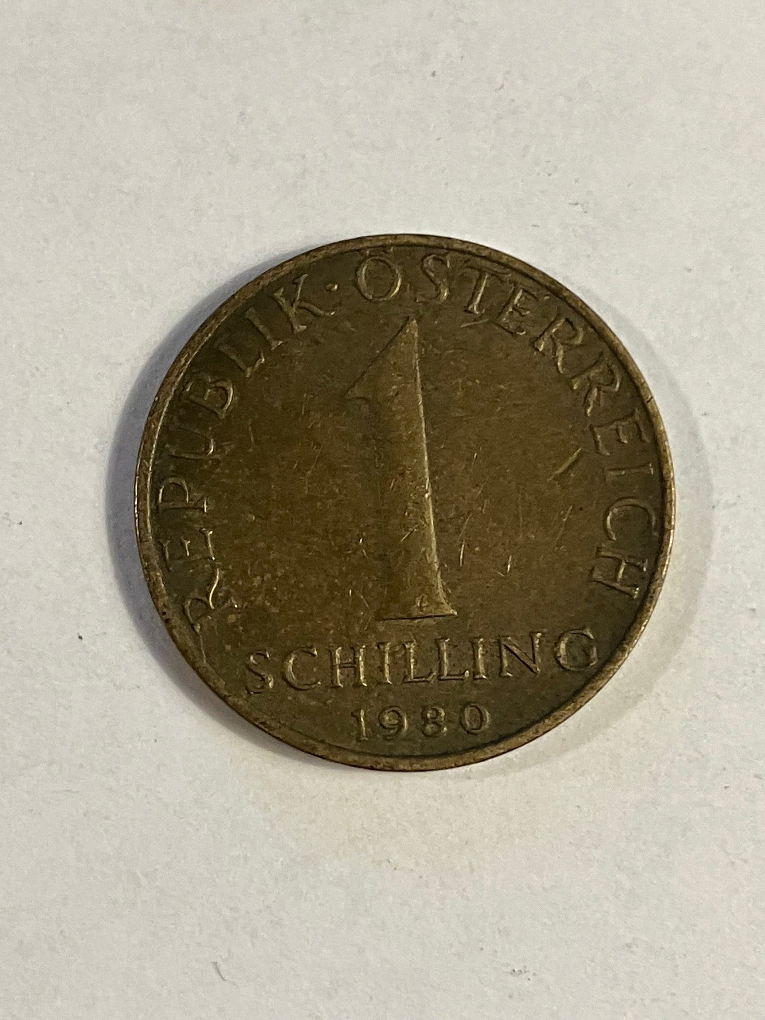 1 Schilling Østrig 1980