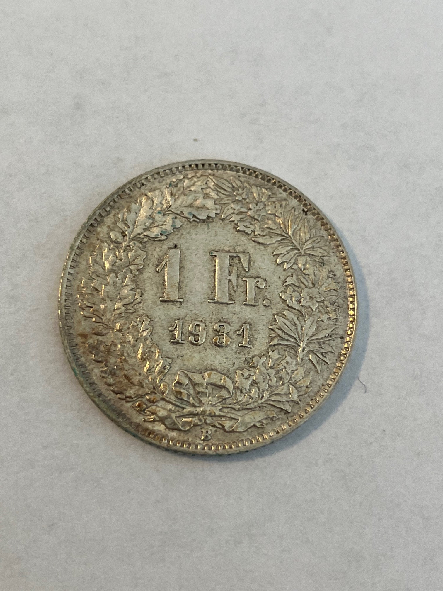 1 Franc Switzerland 1931