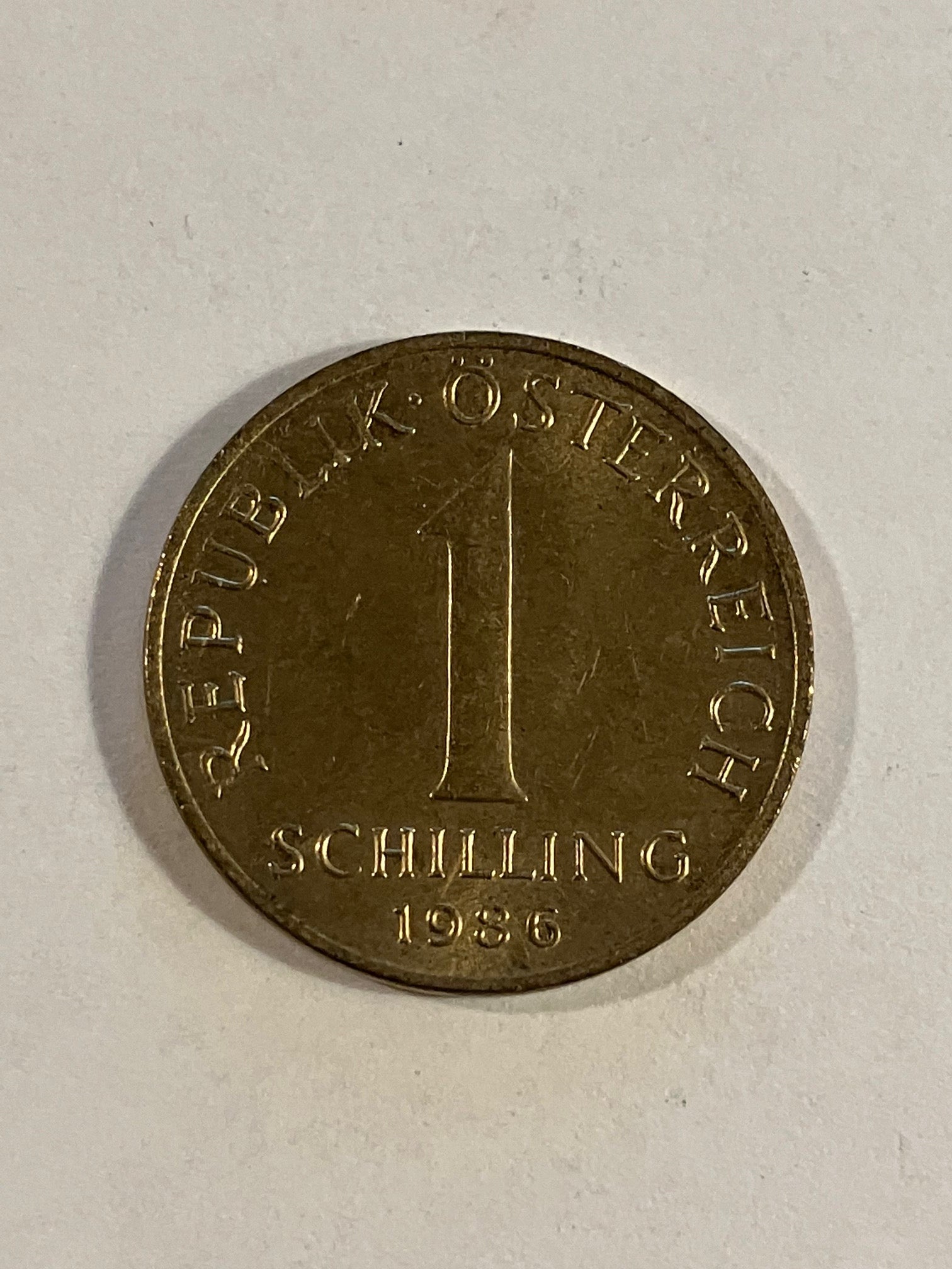 1 Schilling Østrig 1986