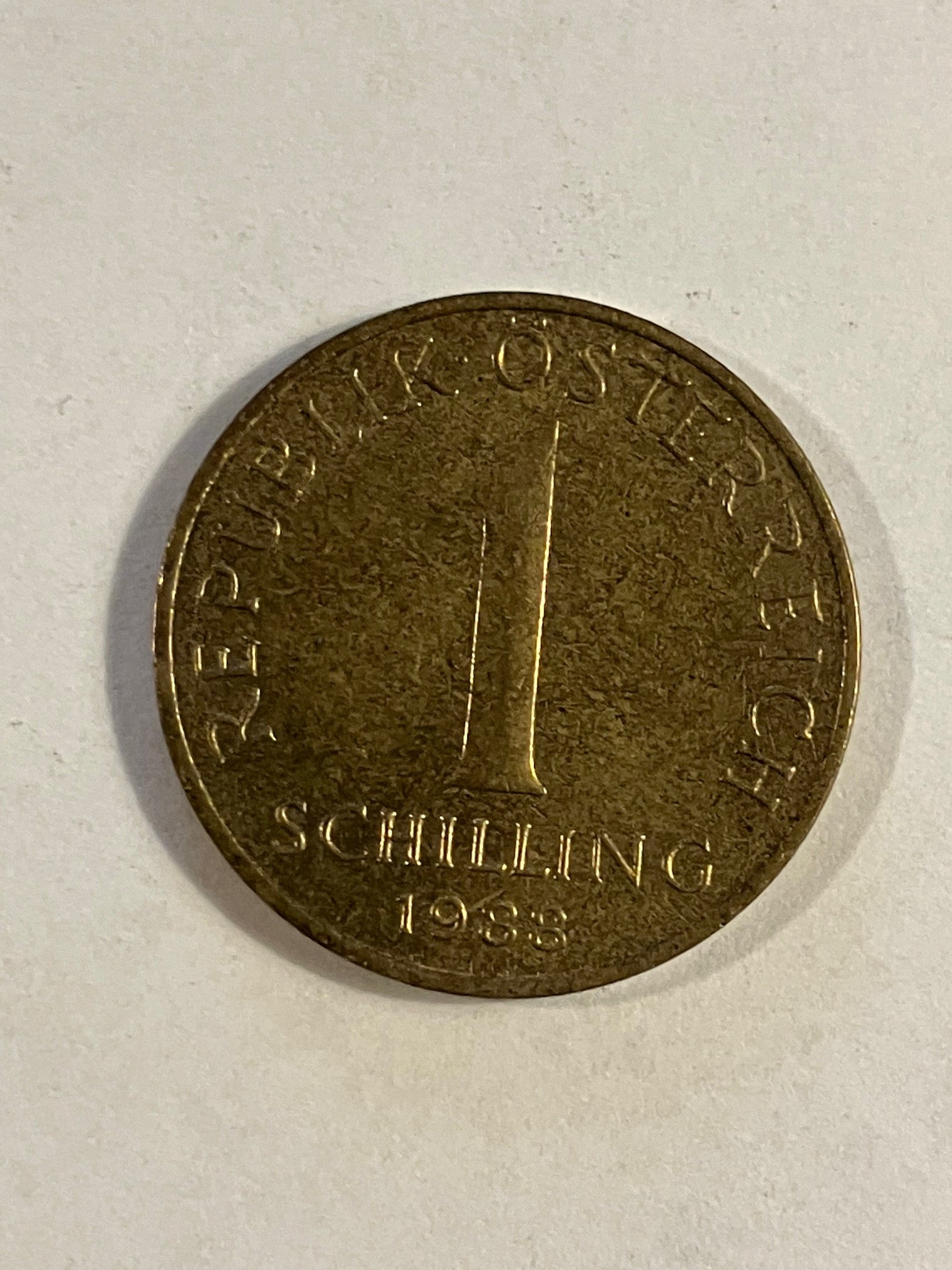 1 Schilling Østrig 1988