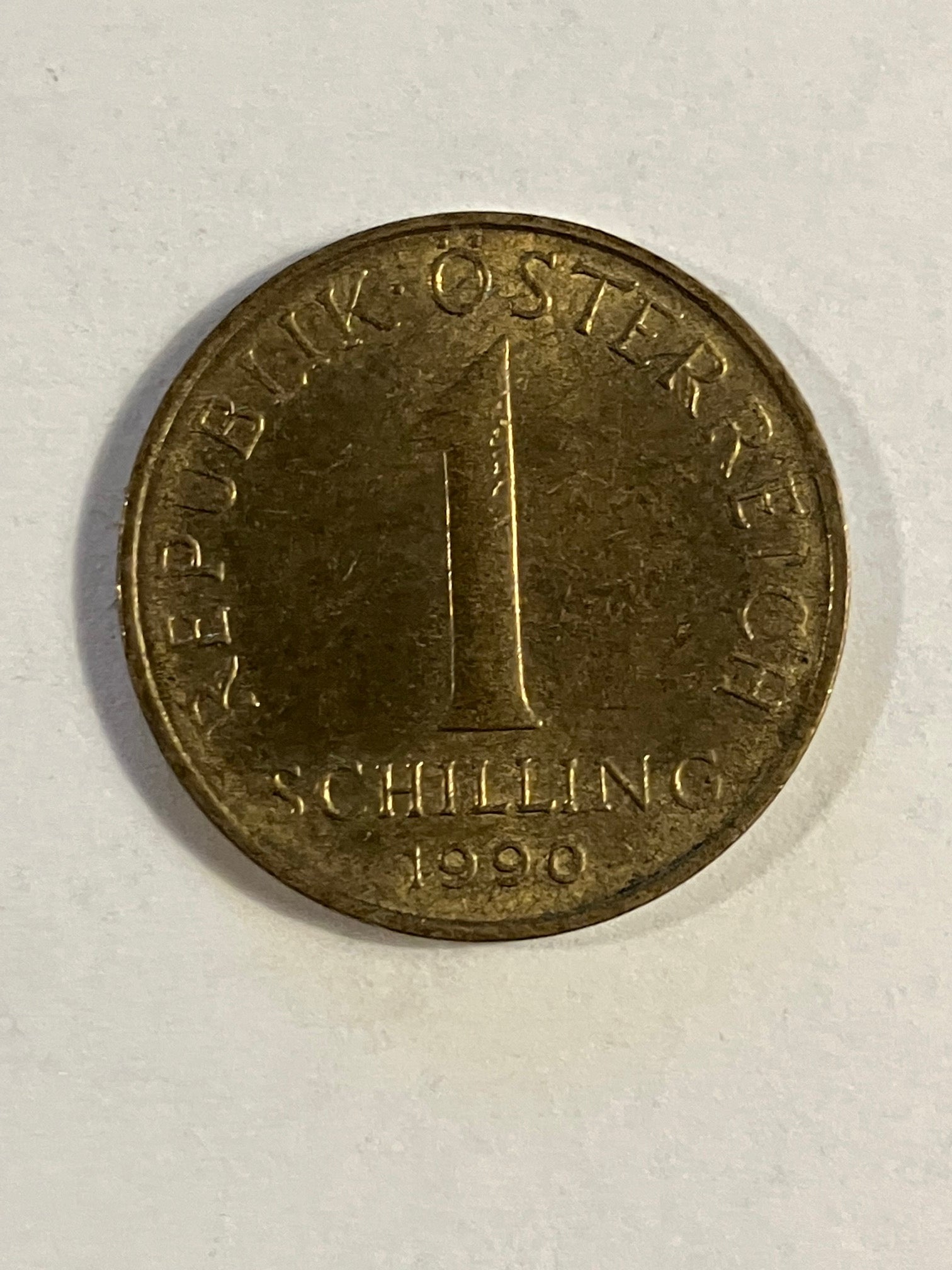 1 Schilling Østrig 1990