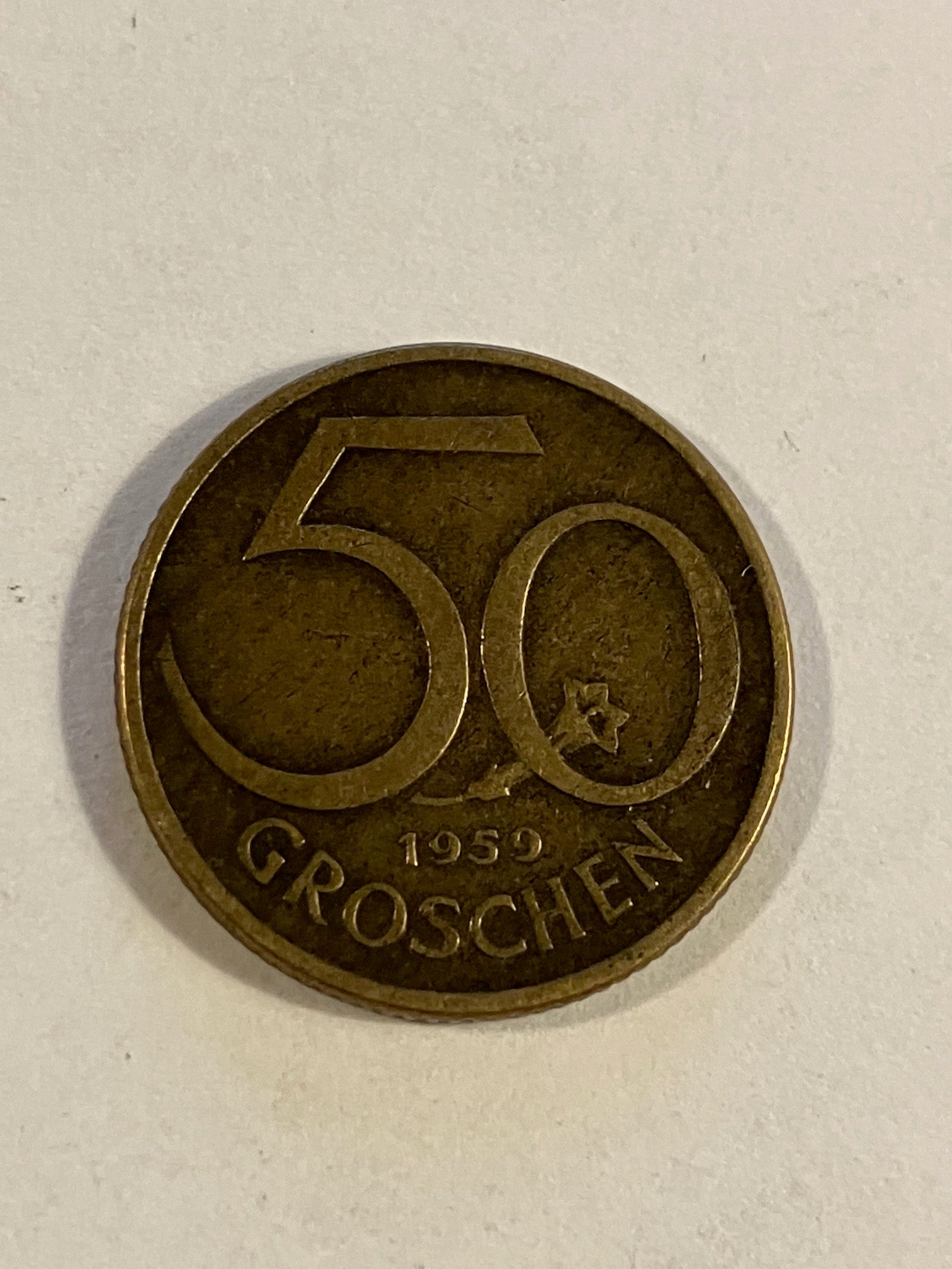 50 Groschen Østrig 1959