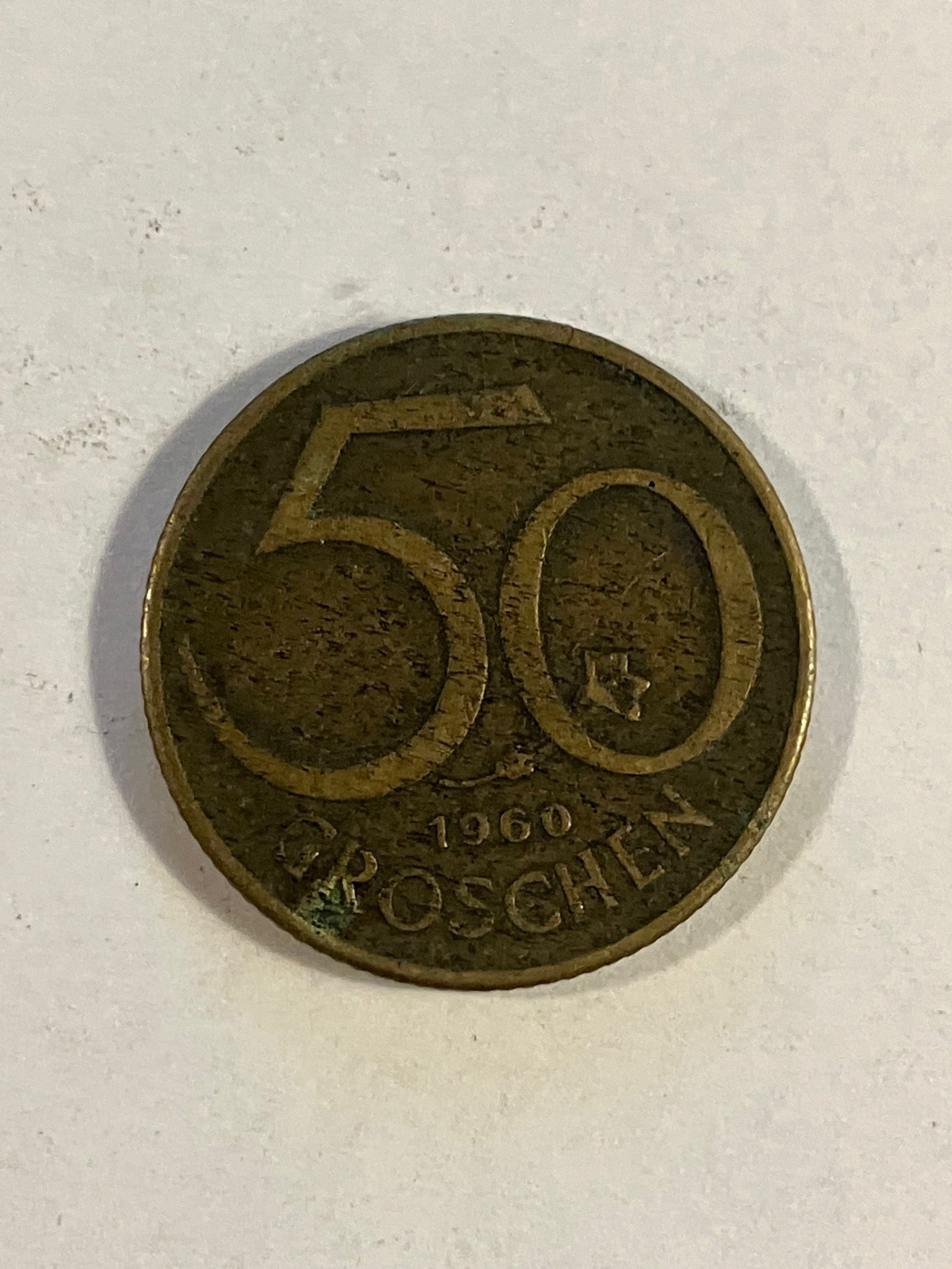 50 Groschen Østrig 1960