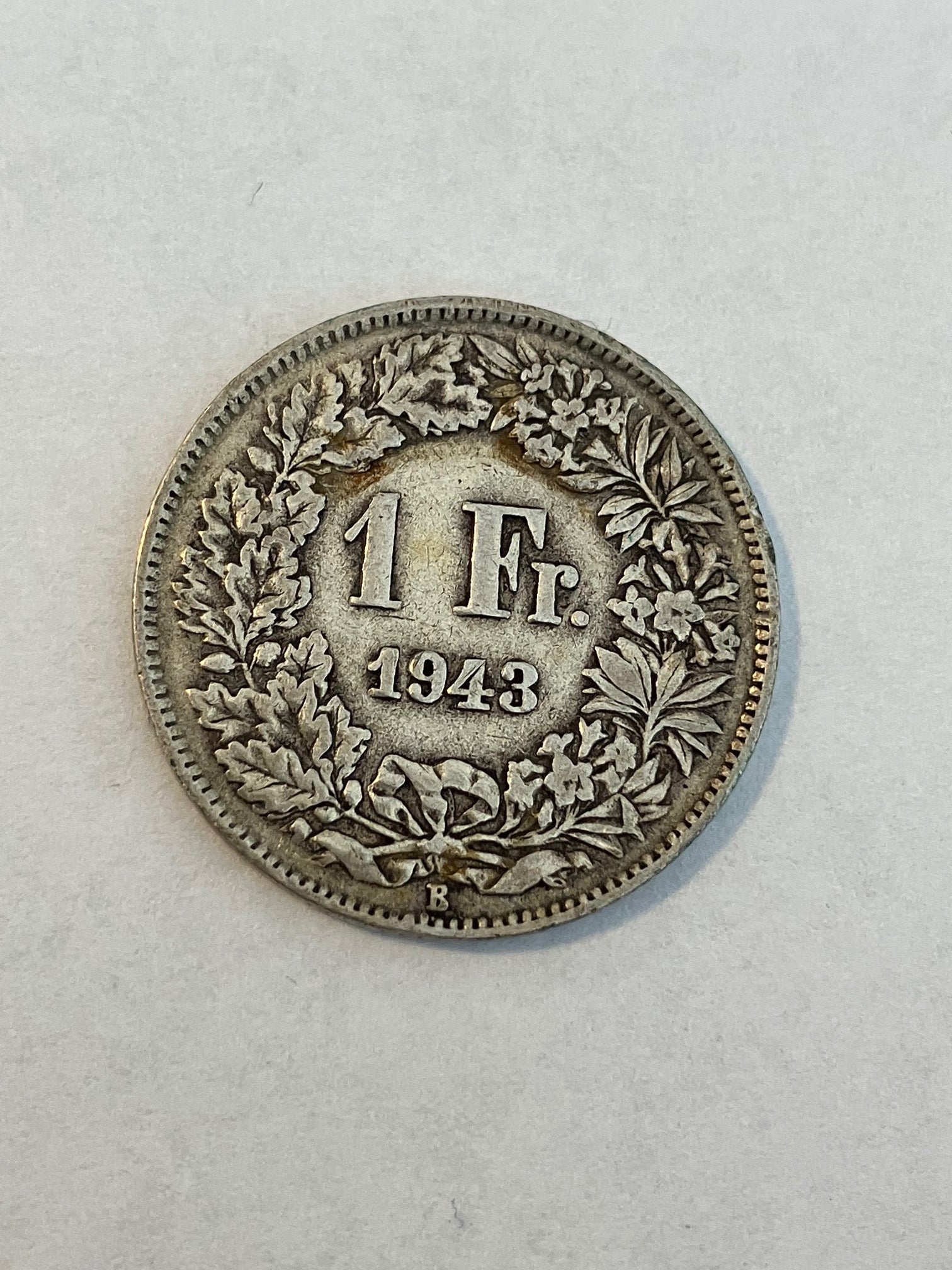 1 Franc Switzerland 1943