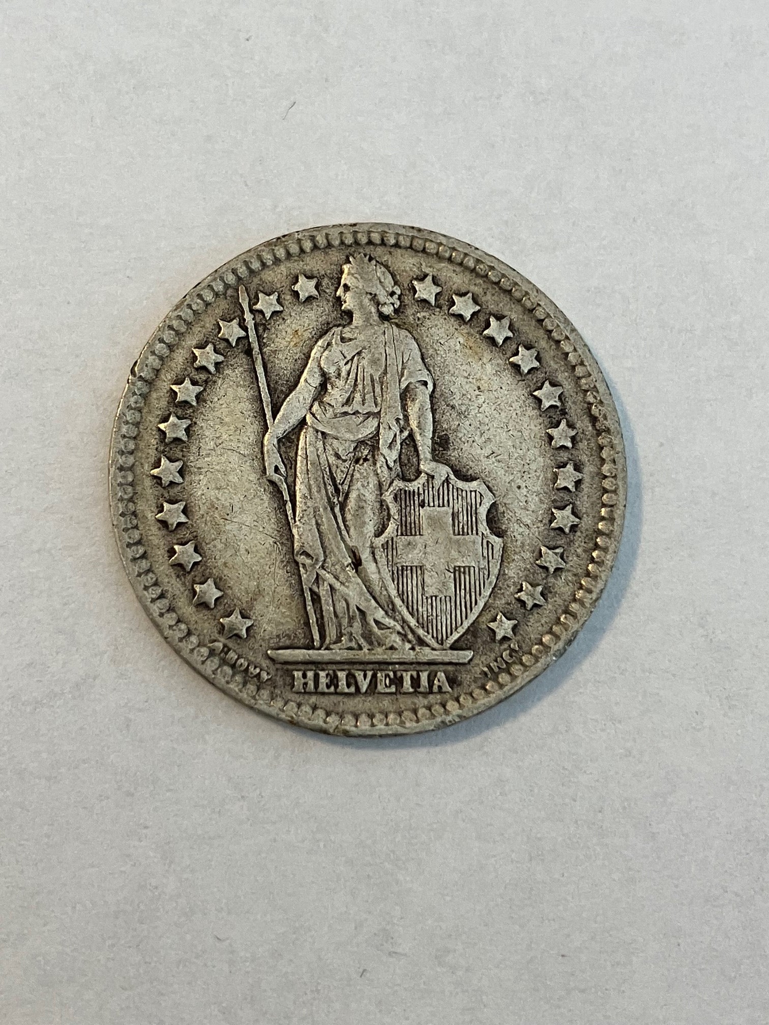 1 Franc Switzerland 1943