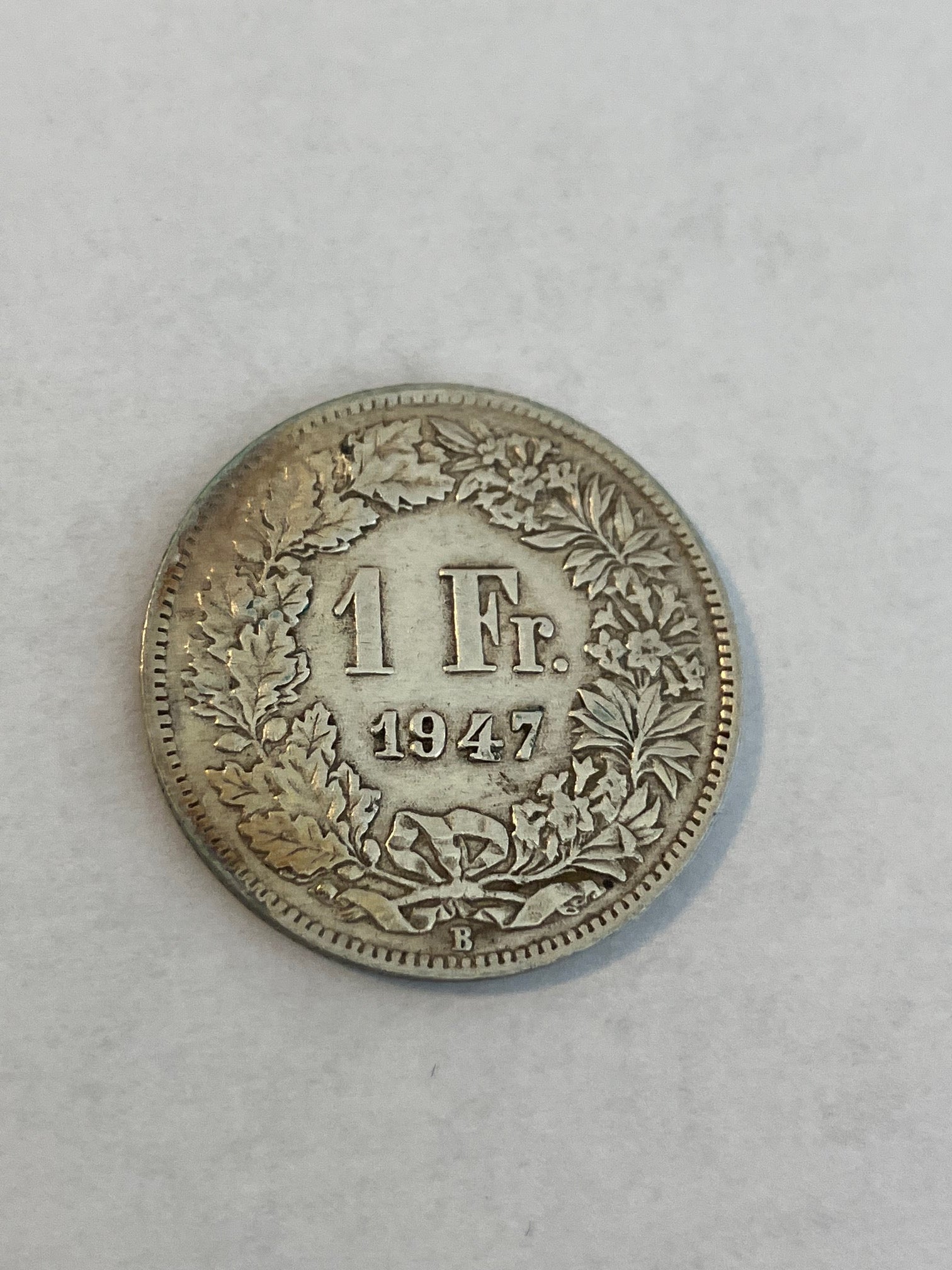 1 Franc Switzerland 1947