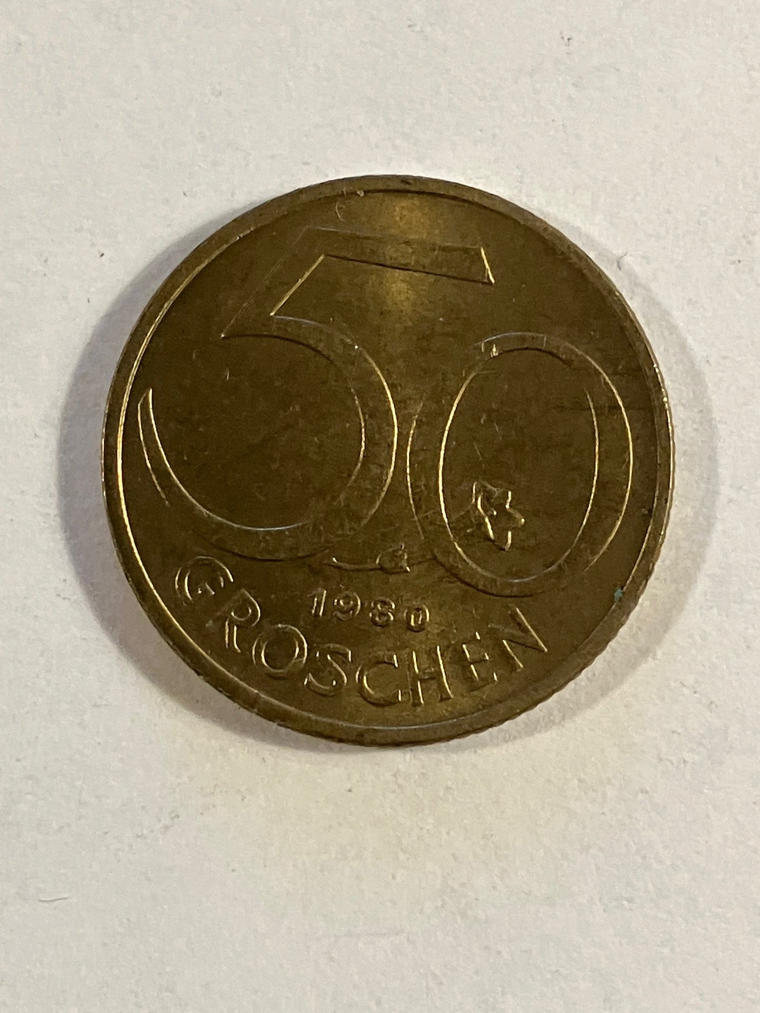 50 Groschen Østrig 1980