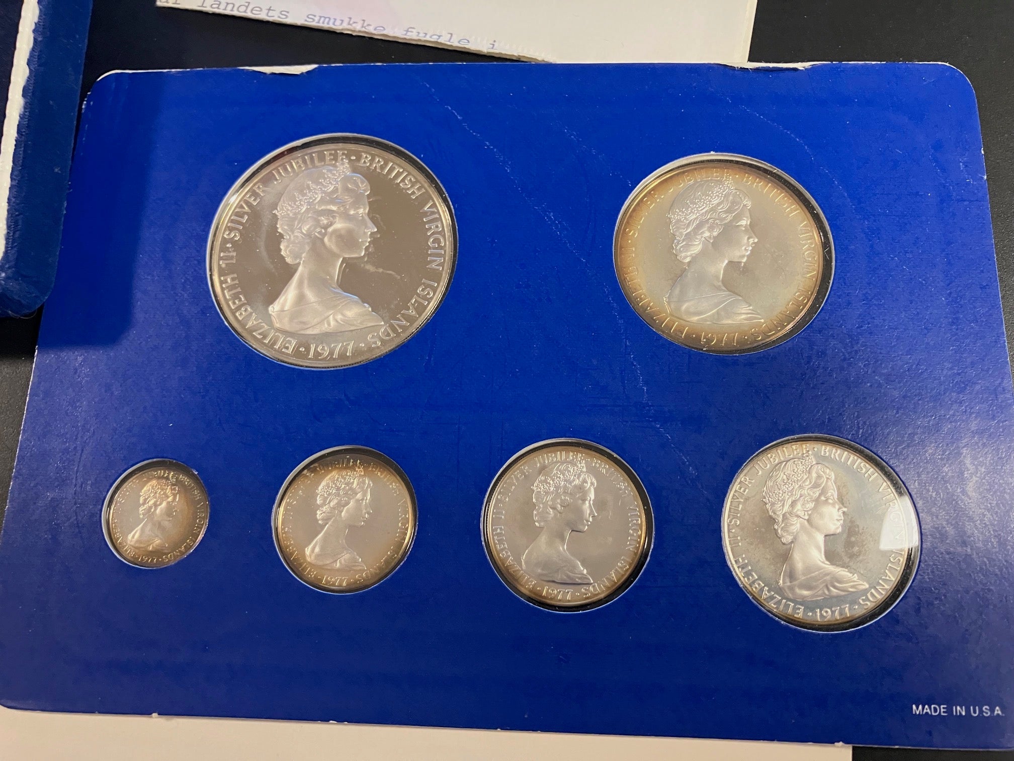 British Virgin Islands 1977 Coin set