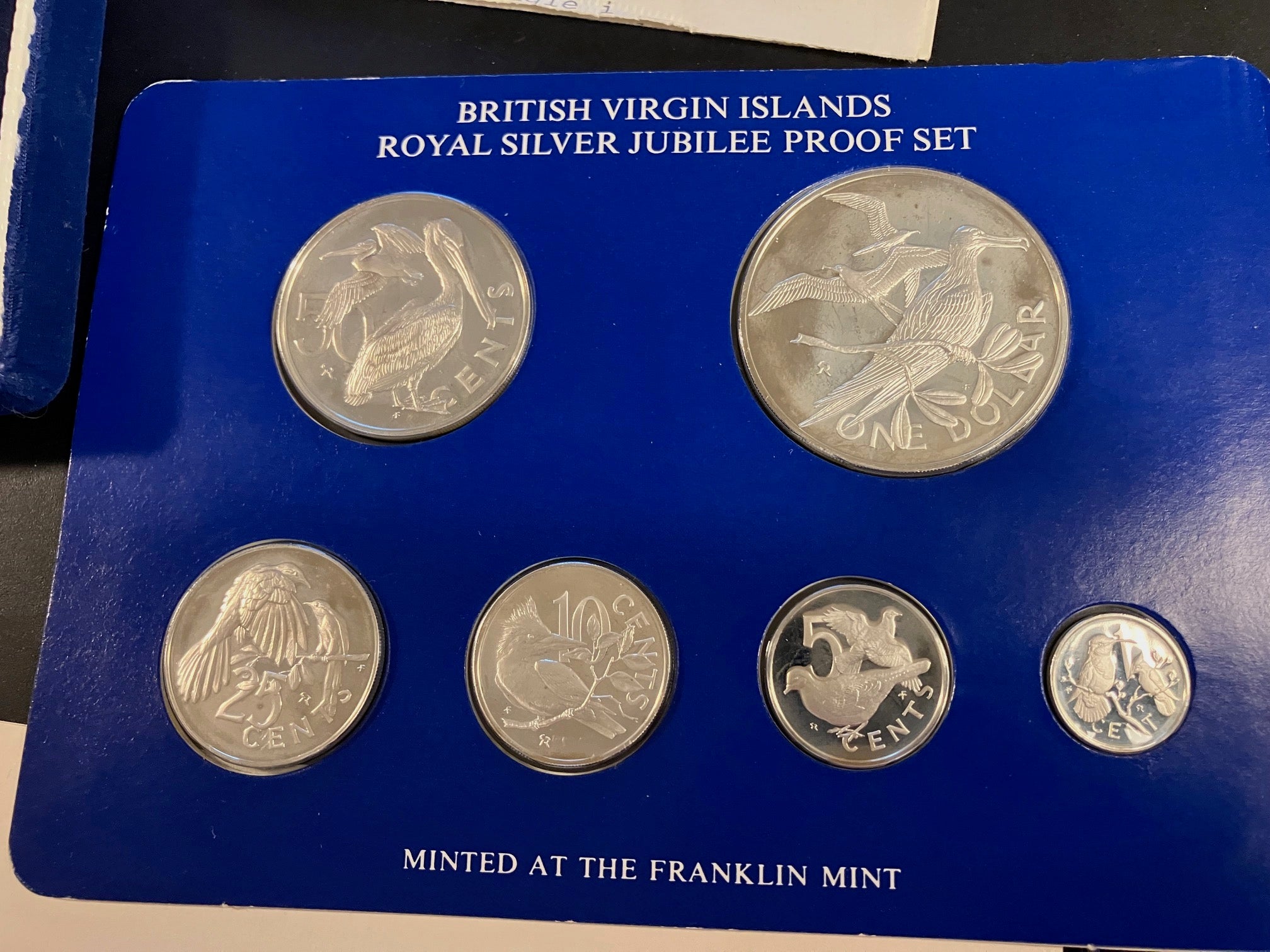 British Virgin Islands 1977 Coin set