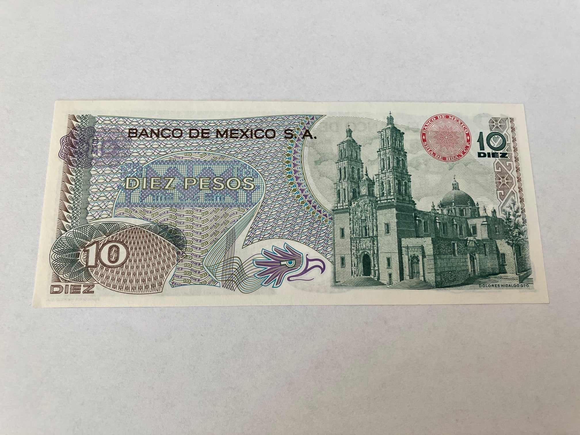 10 Pesos Mexico 1975