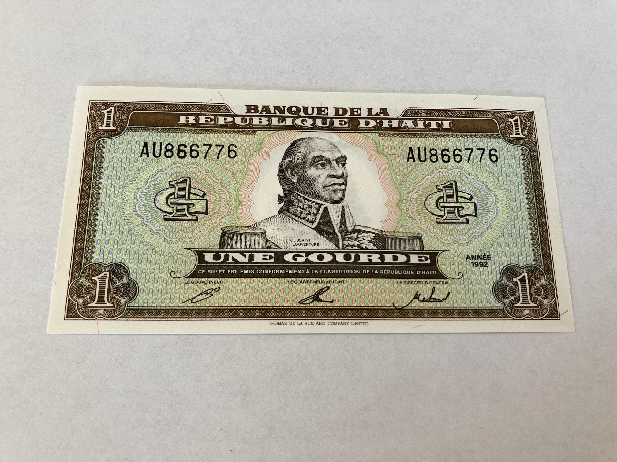1 Gourde Haiti 1992