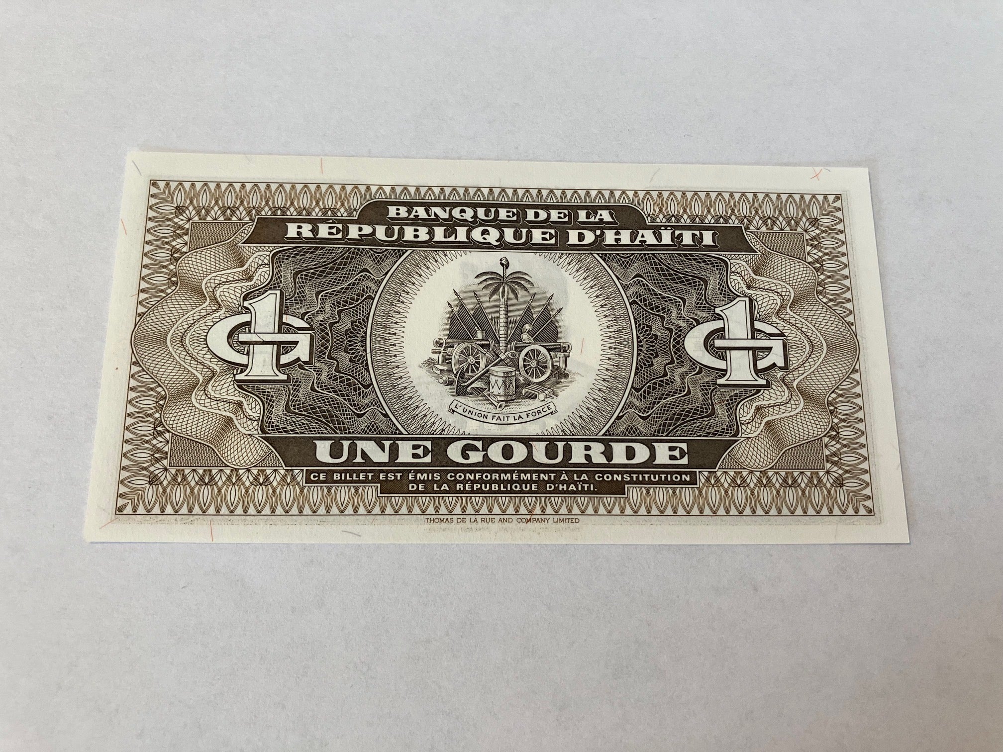 1 Gourde Haiti 1992