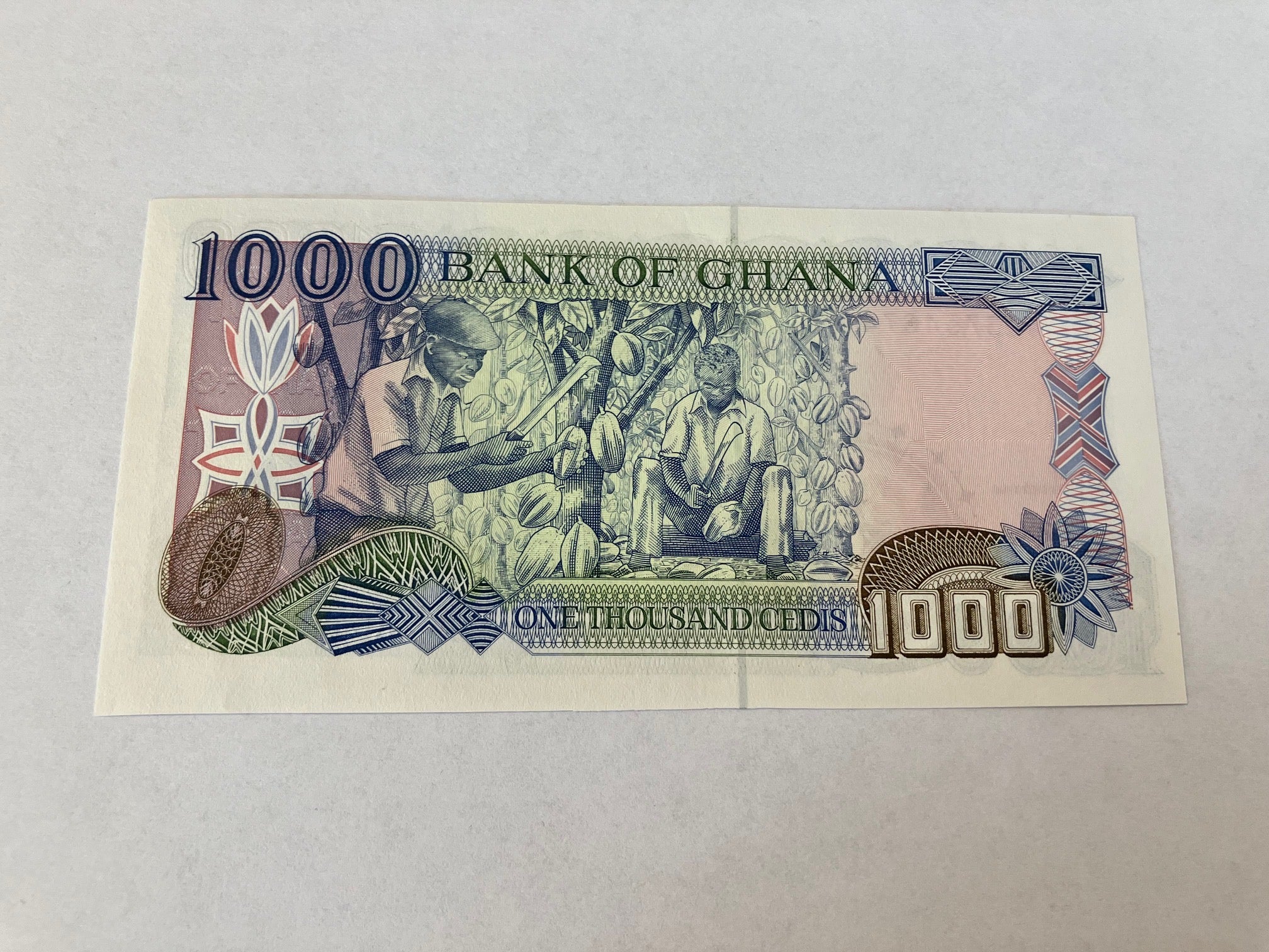 1000 Cedis Ghana 1996
