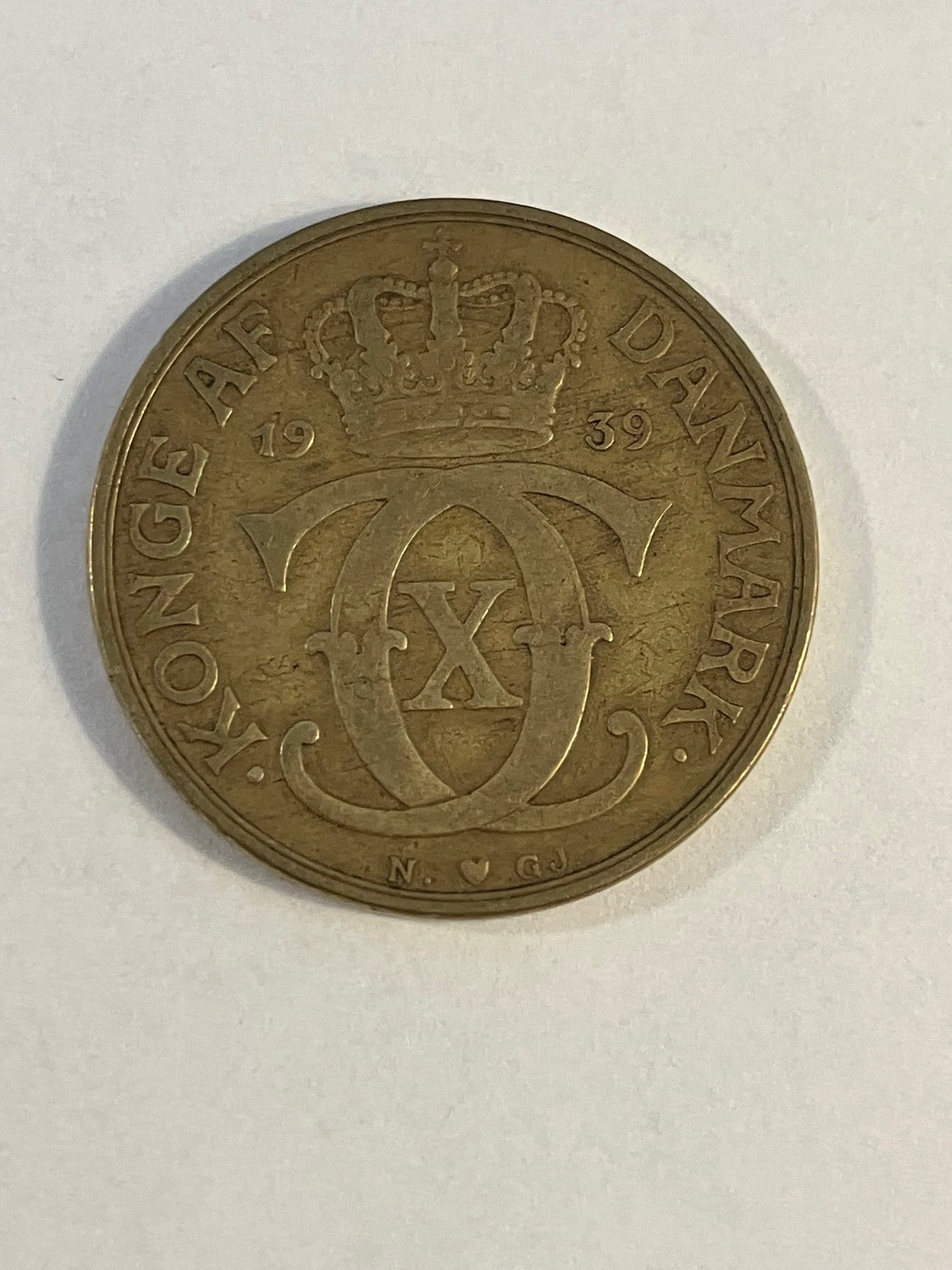 2 Kroner Danmark 1939