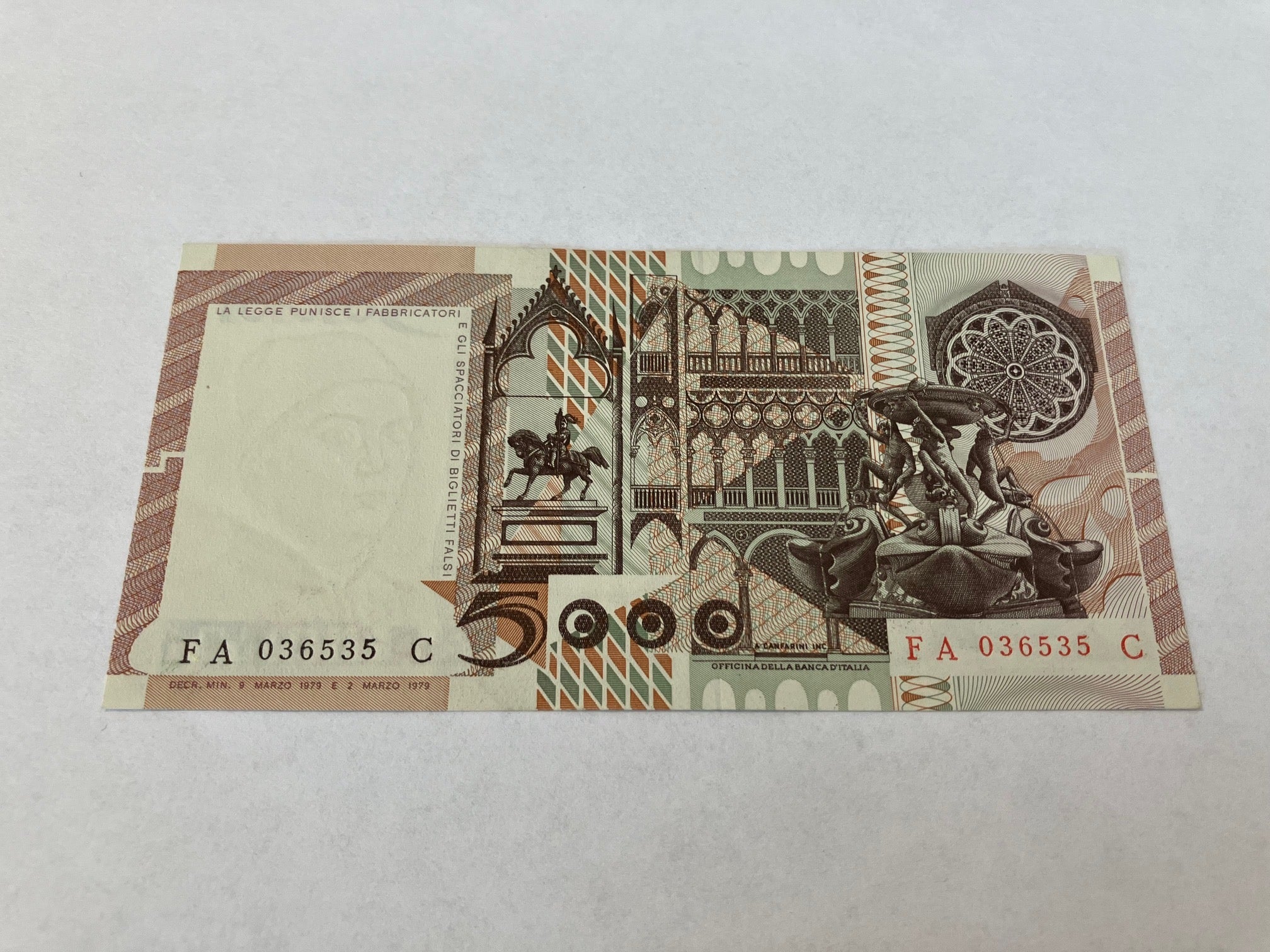 5000 Lire Italy